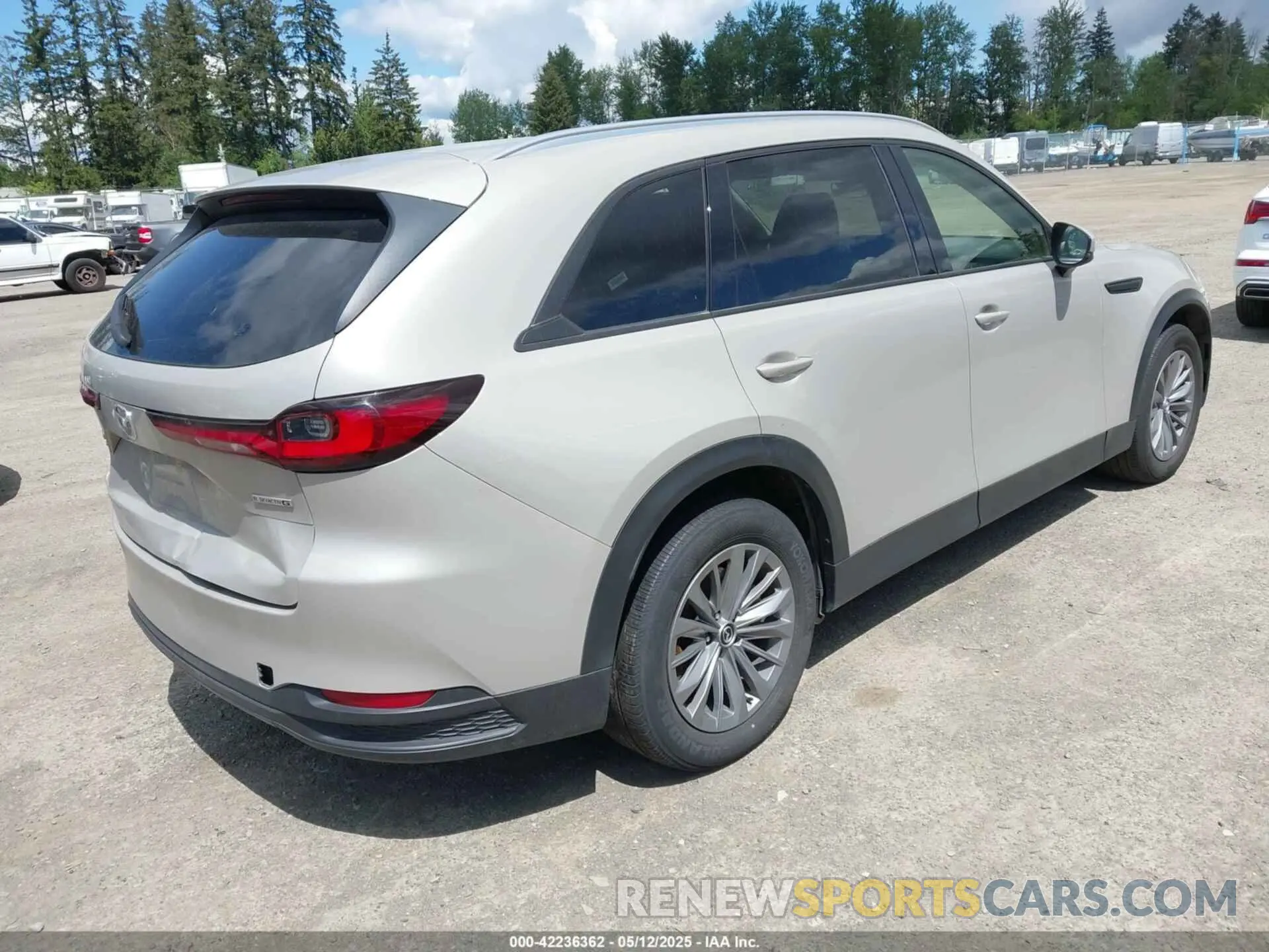 4 fotografías del automóvil dañado JM3KKCHD7R1117570 MAZDA CX-90 2024