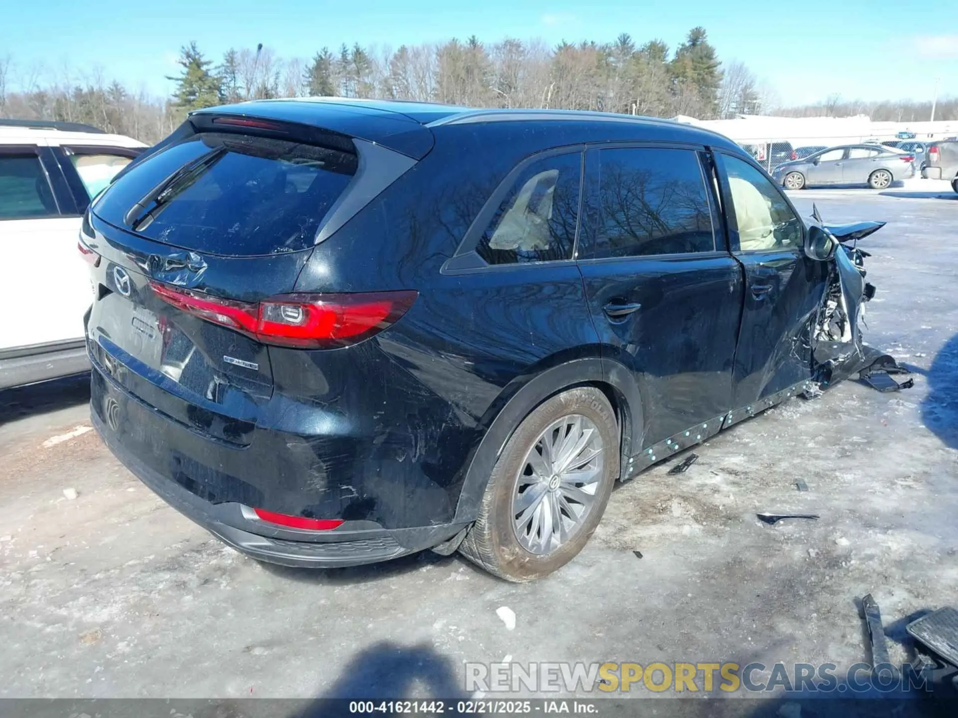 4 fotografías del automóvil dañado JM3KKCHD7R1166459 MAZDA CX-90 2024