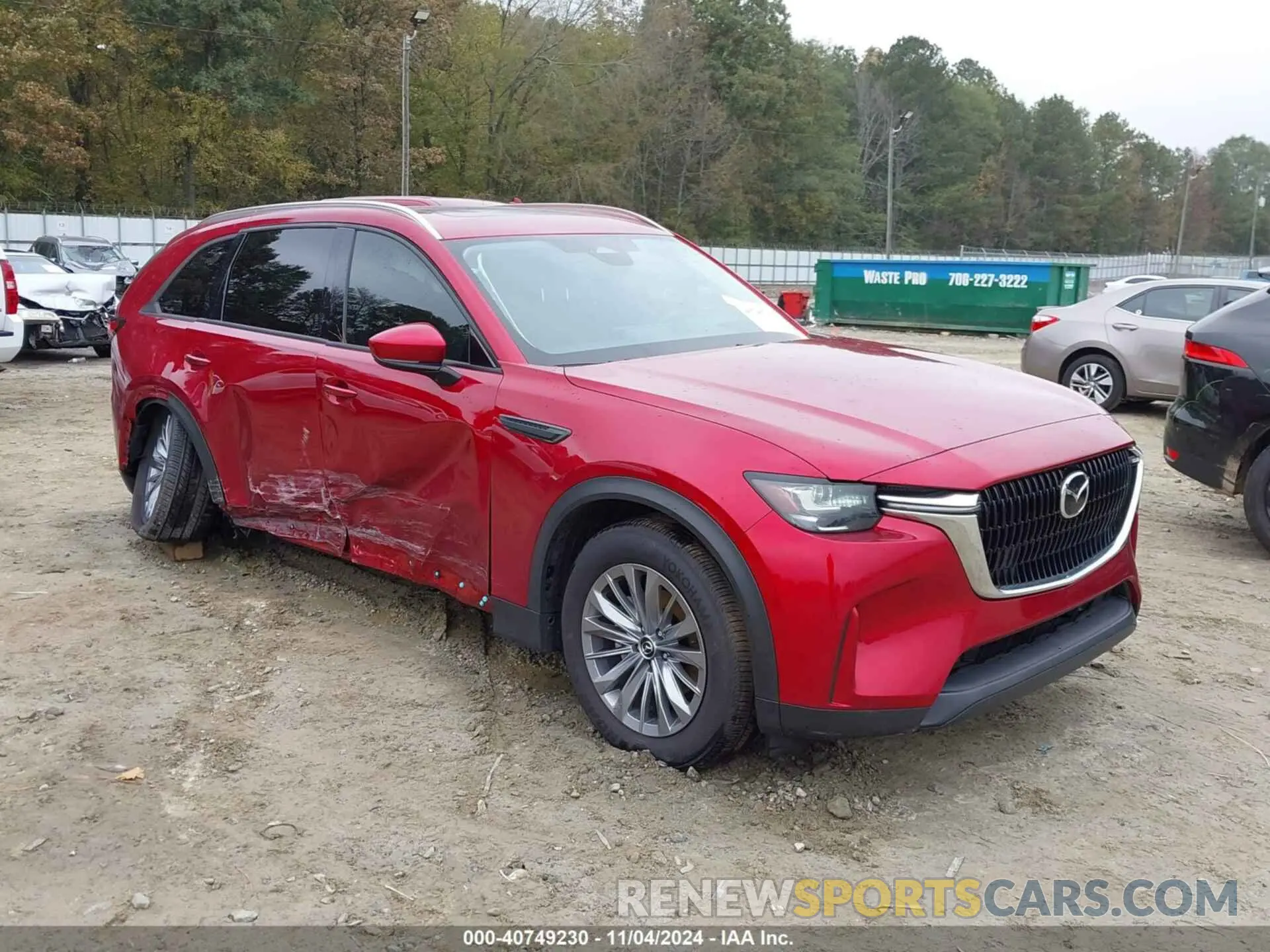 1 fotografías del automóvil dañado JM3KKCHDXR1104151 MAZDA CX-90 2024