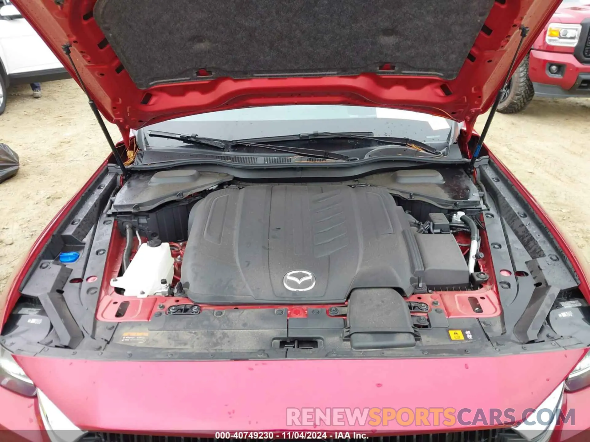 10 fotografías del automóvil dañado JM3KKCHDXR1104151 MAZDA CX-90 2024