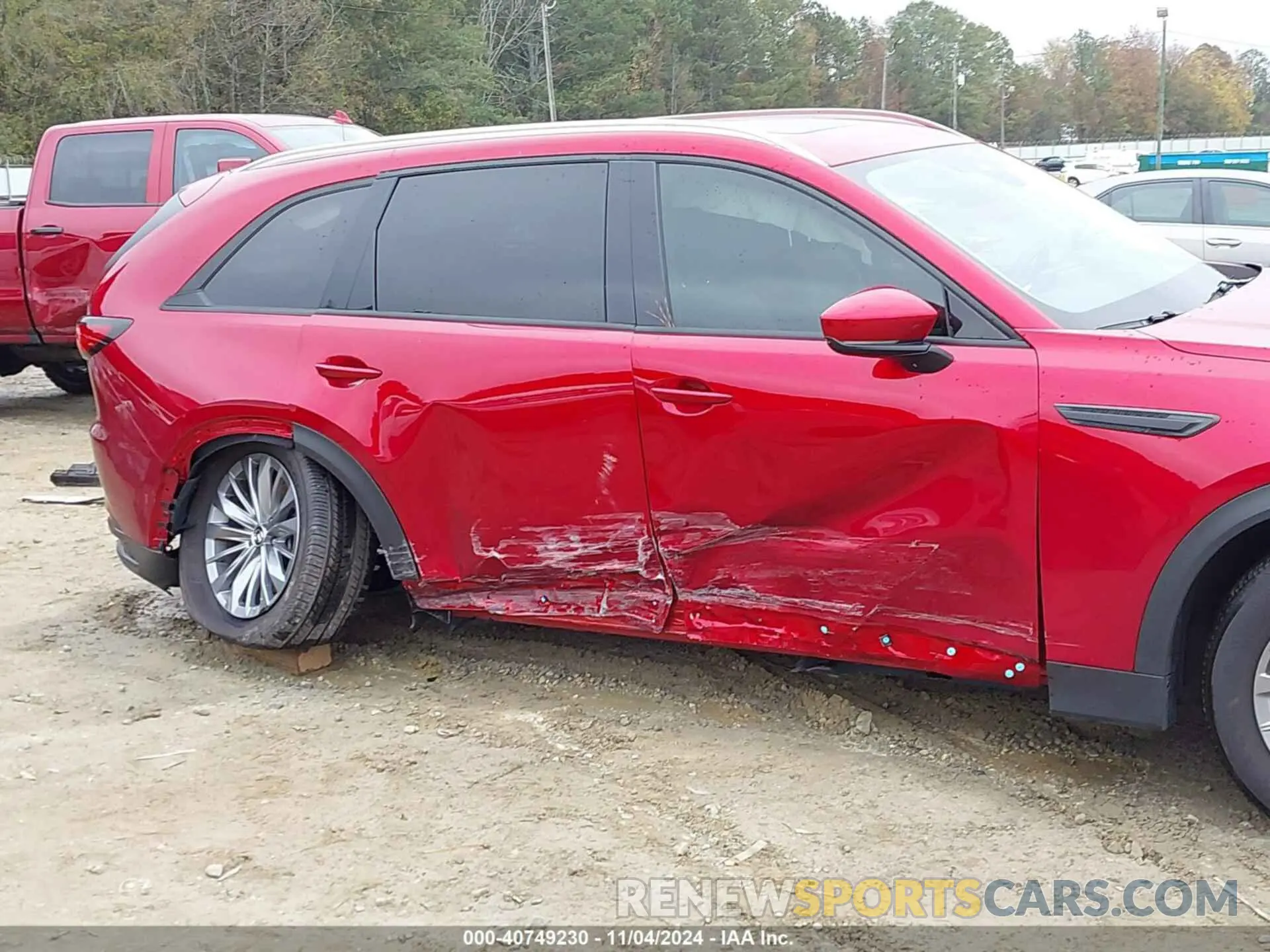 19 fotografías del automóvil dañado JM3KKCHDXR1104151 MAZDA CX-90 2024