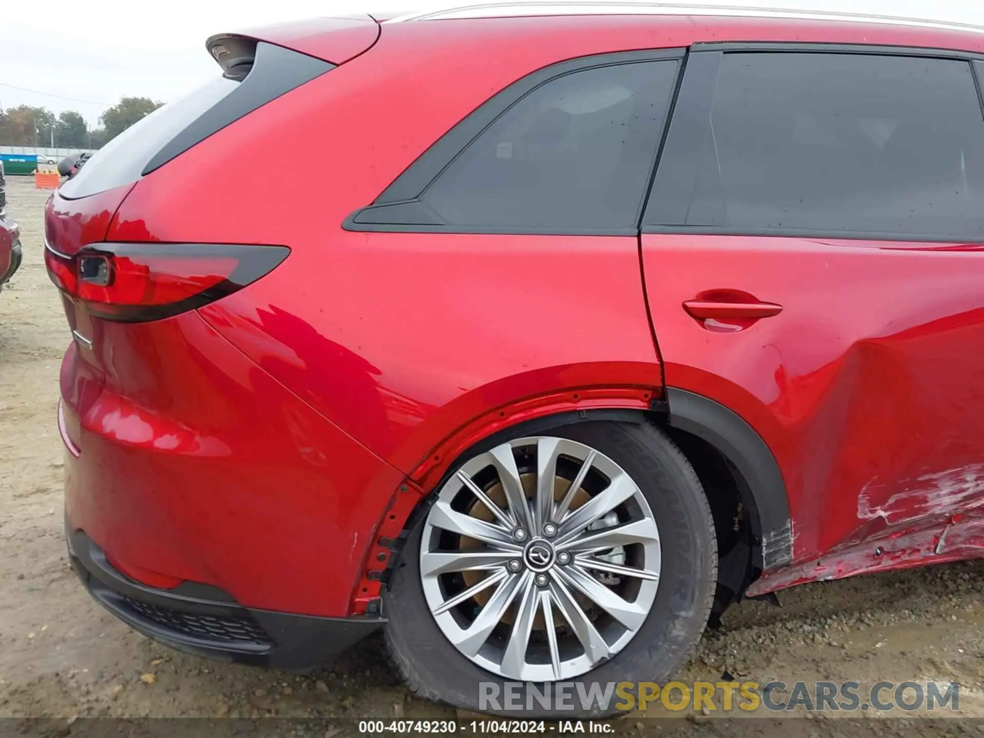 20 fotografías del automóvil dañado JM3KKCHDXR1104151 MAZDA CX-90 2024