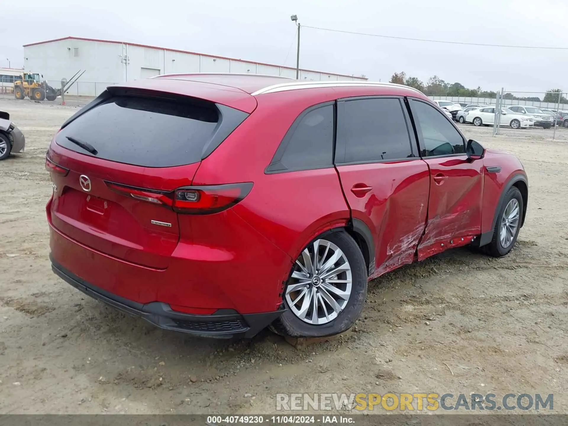 4 fotografías del automóvil dañado JM3KKCHDXR1104151 MAZDA CX-90 2024