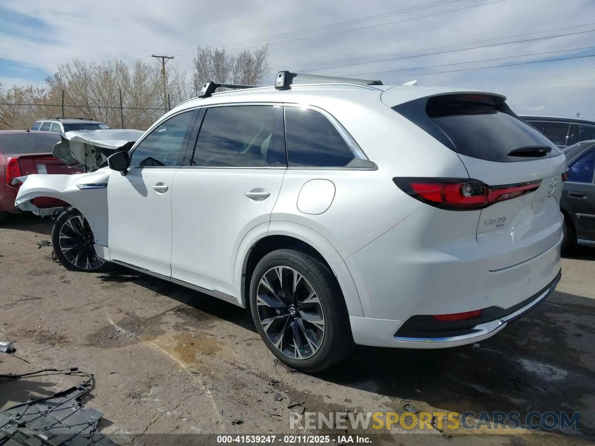 3 fotografías del automóvil dañado JM3KKDHC2R1122995 MAZDA CX-90 2024