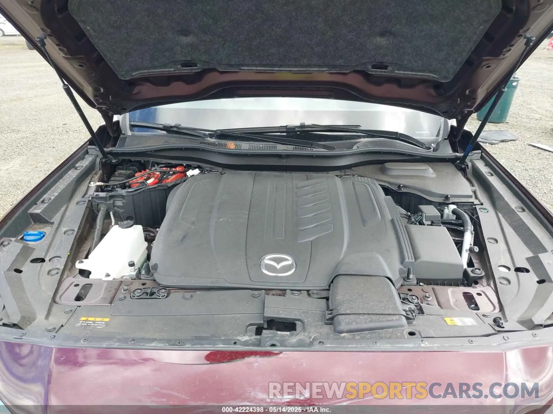 10 fotografías del automóvil dañado JM3KKDHD0R1108232 MAZDA CX-90 2024