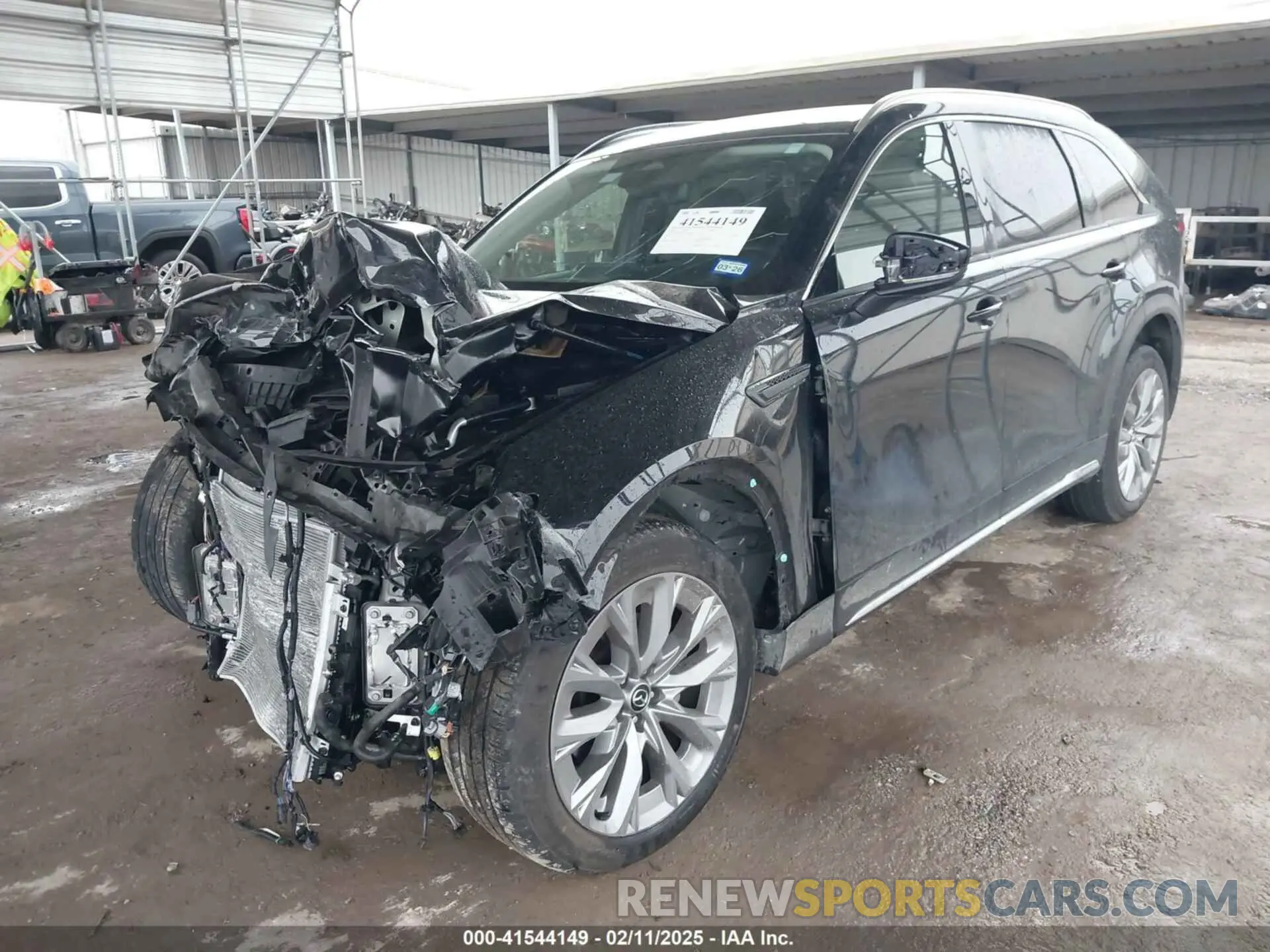2 fotografías del automóvil dañado JM3KKDHD7R1128008 MAZDA CX-90 2024