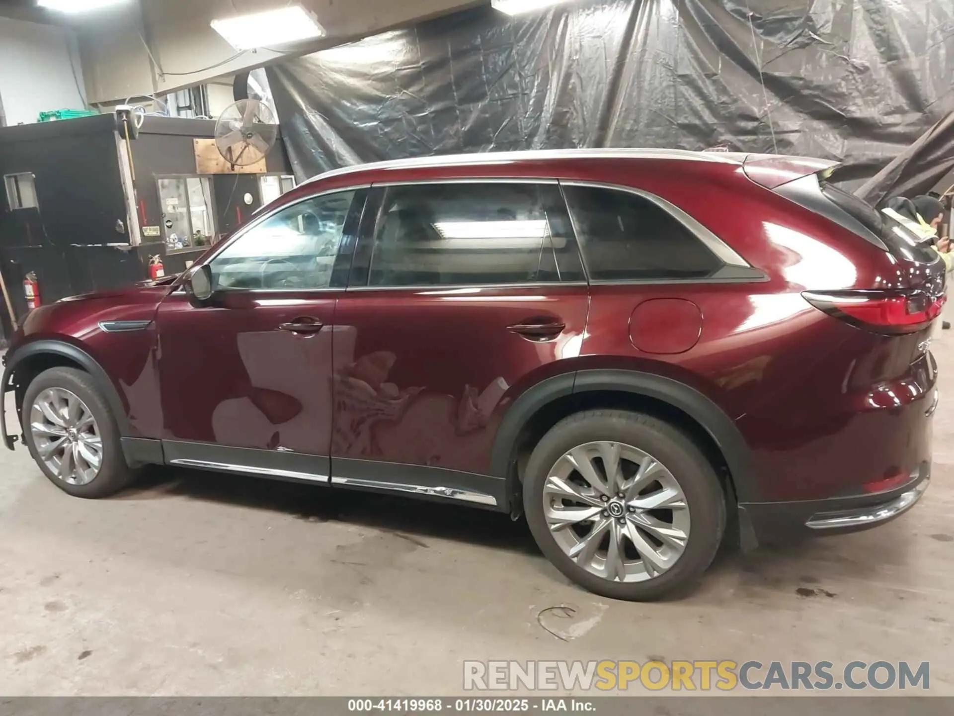 15 fotografías del automóvil dañado JM3KKDHD9R1176514 MAZDA CX-90 2024
