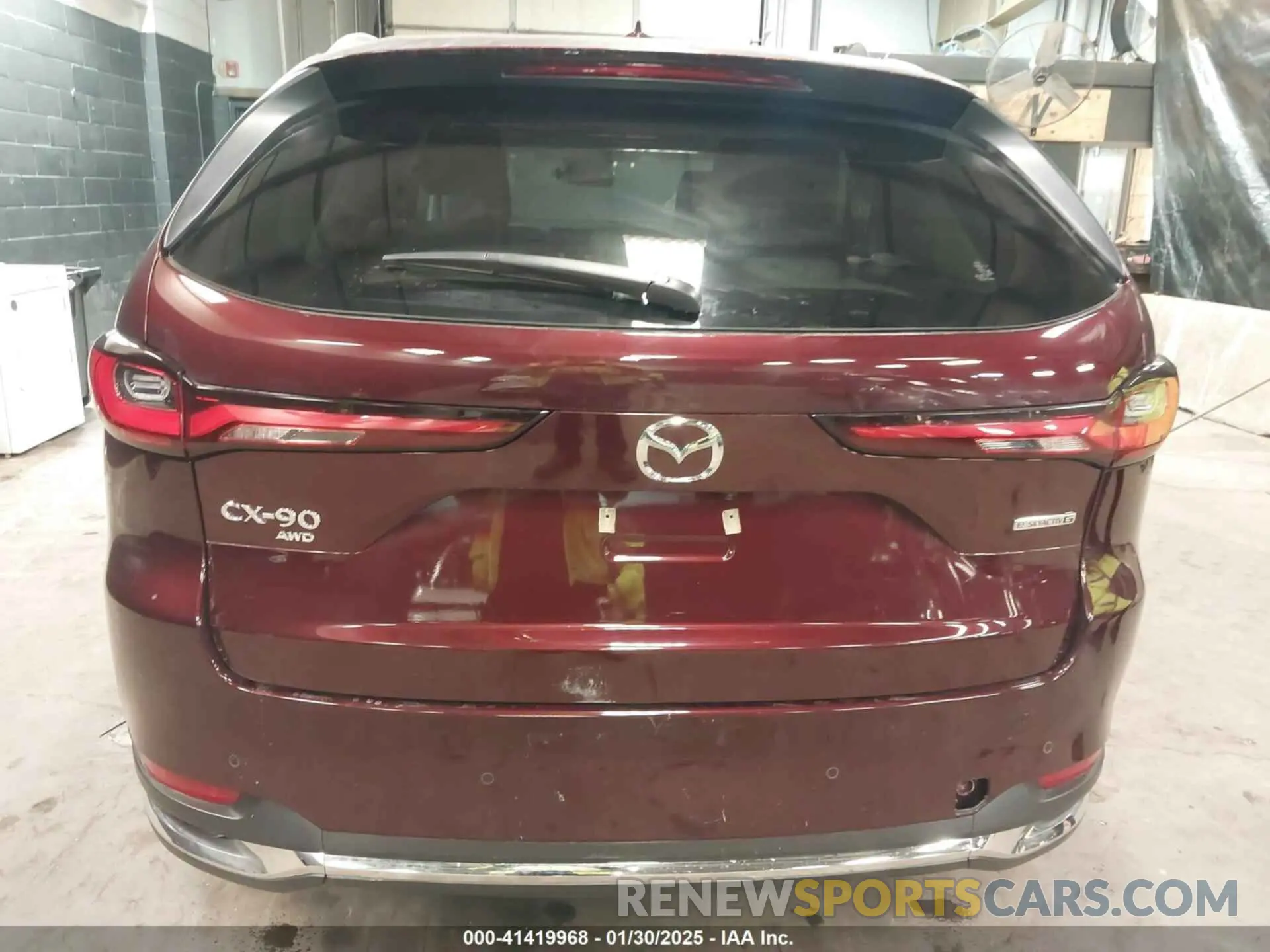 17 fotografías del automóvil dañado JM3KKDHD9R1176514 MAZDA CX-90 2024