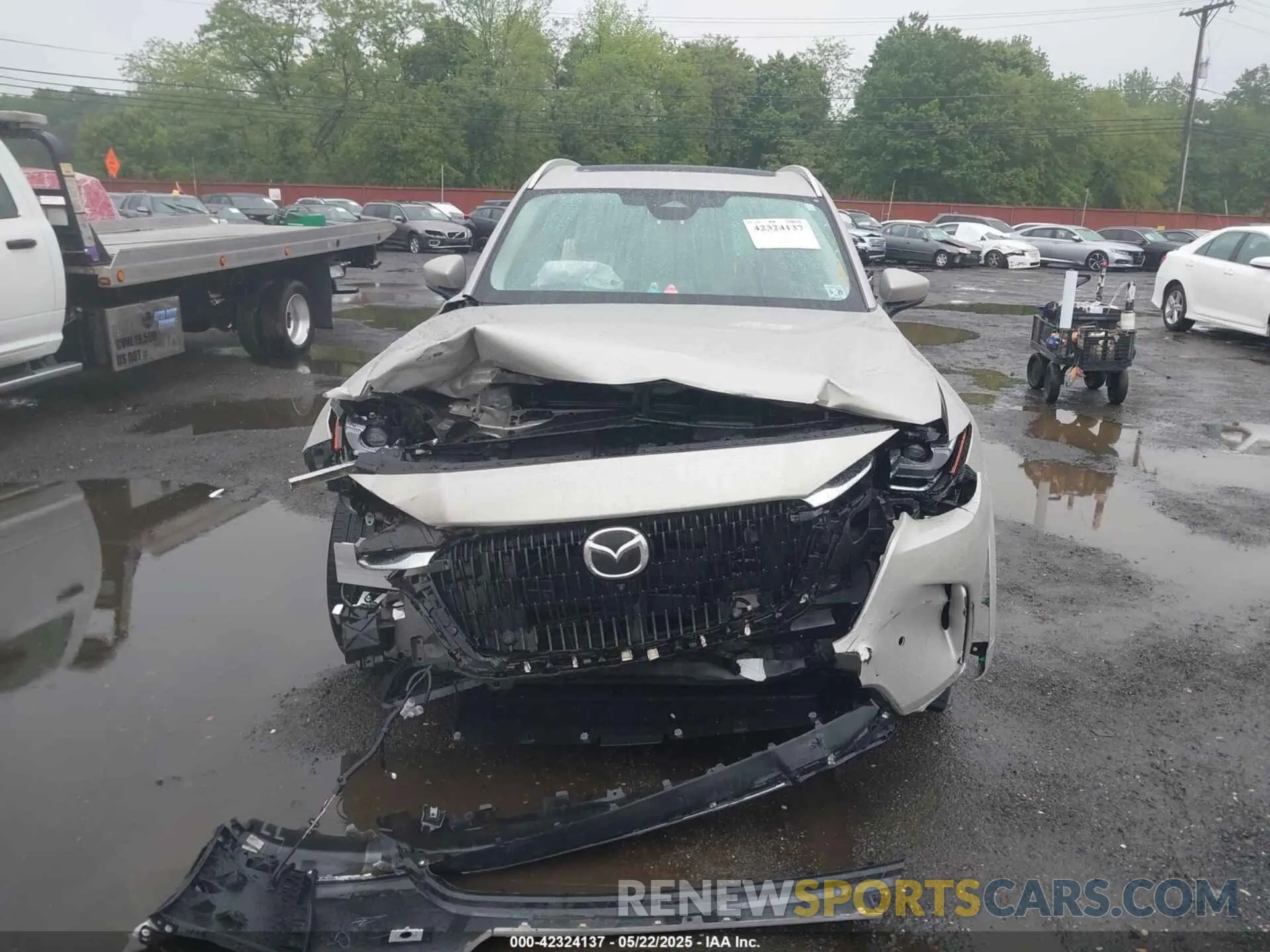 12 fotografías del automóvil dañado JM3KKEHC3R1141352 MAZDA CX-90 2024