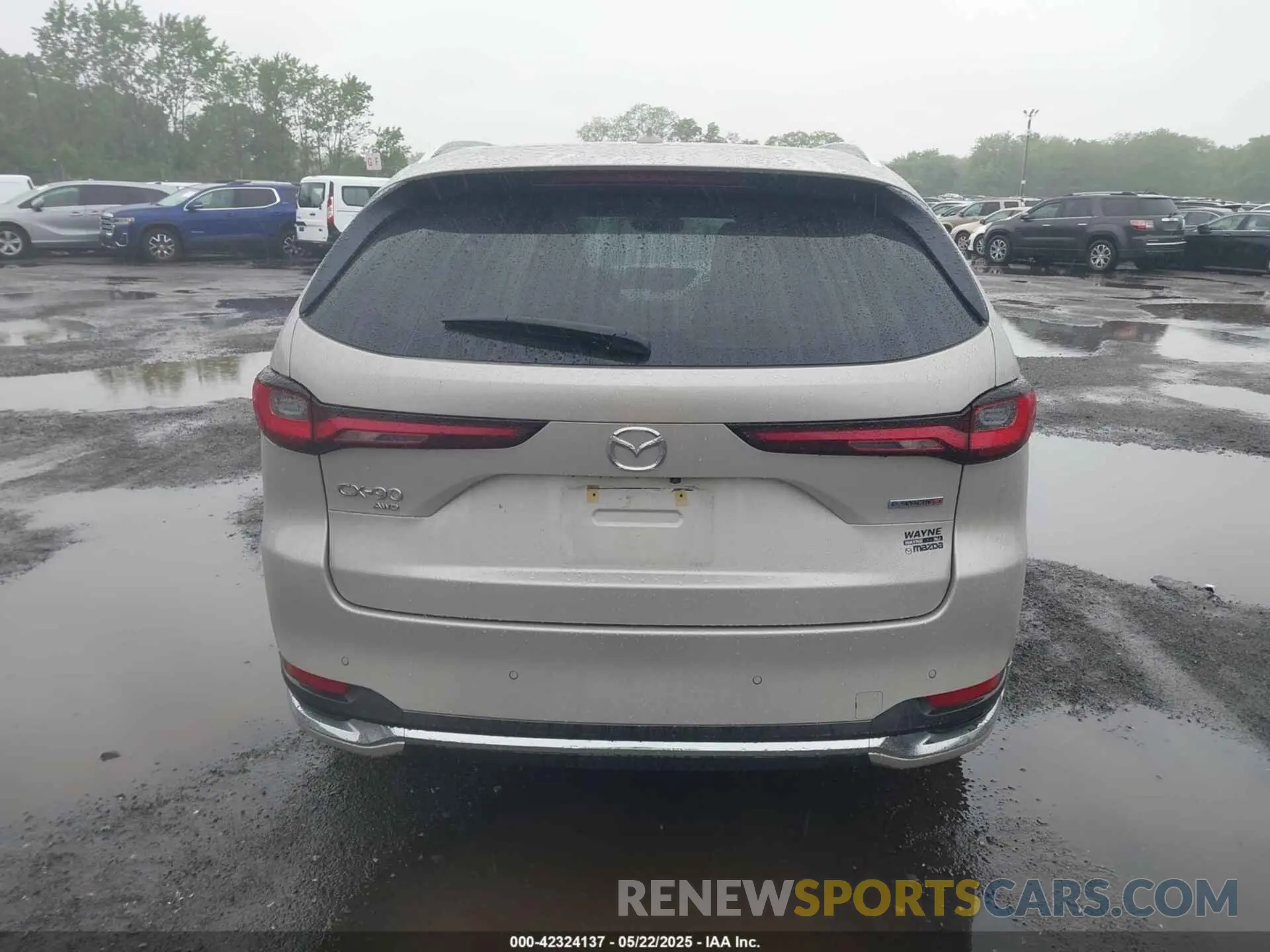 16 fotografías del automóvil dañado JM3KKEHC3R1141352 MAZDA CX-90 2024