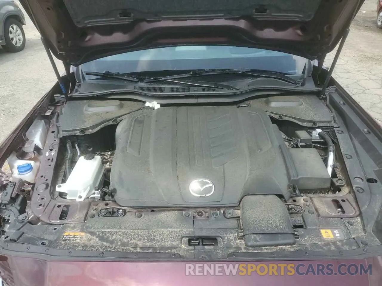 12 fotografías del automóvil dañado JM3KKEHD6R1100528 MAZDA CX-90 2024