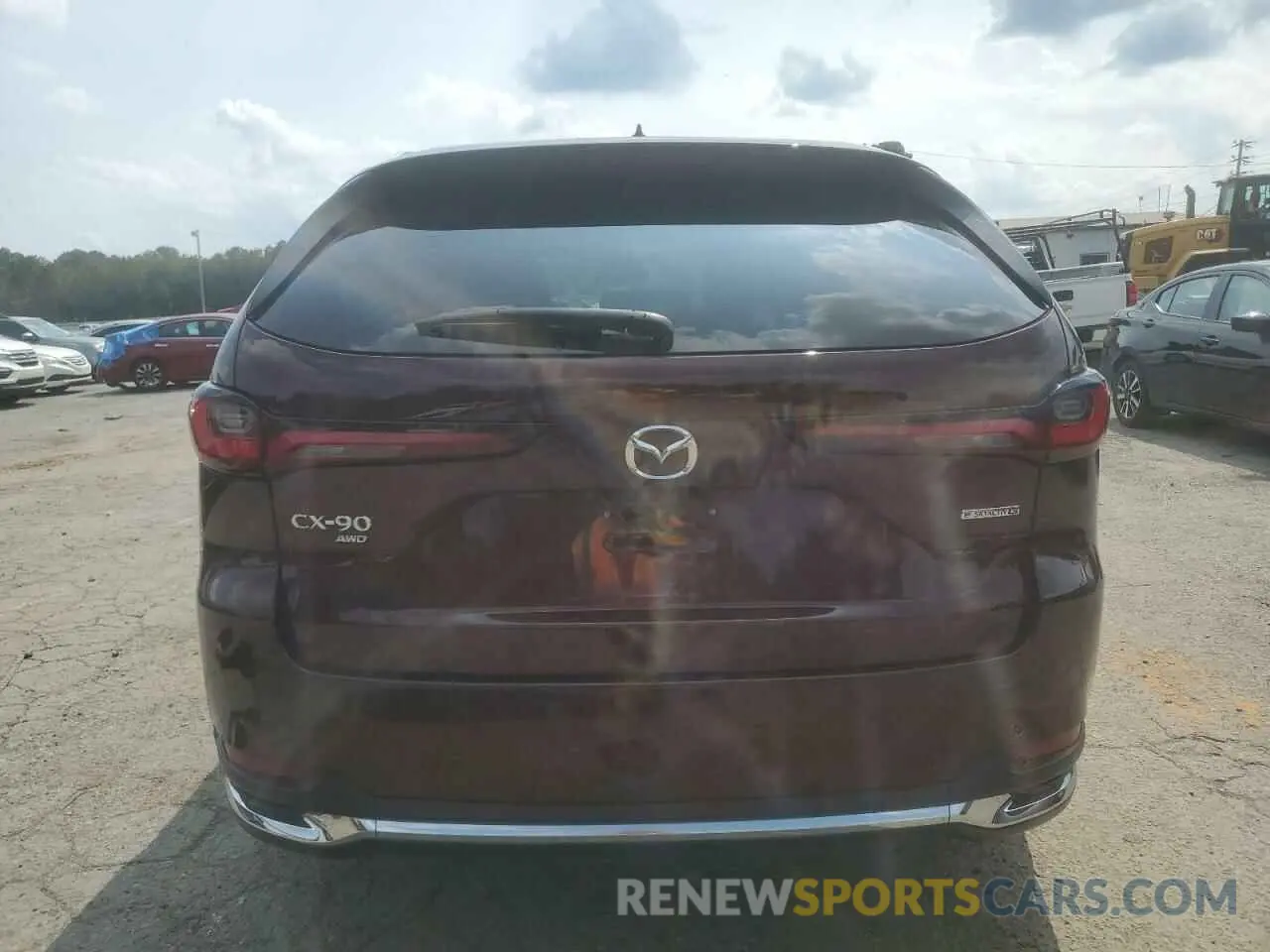 6 fotografías del automóvil dañado JM3KKEHD6R1100528 MAZDA CX-90 2024