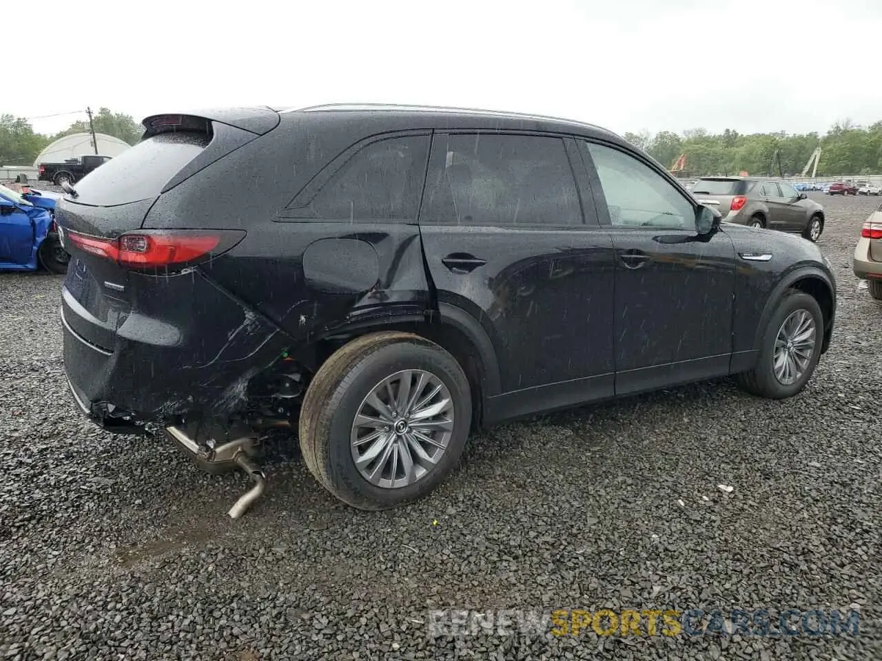 3 fotografías del automóvil dañado JM3KKBHA6S1232764 MAZDA CX-90 2025