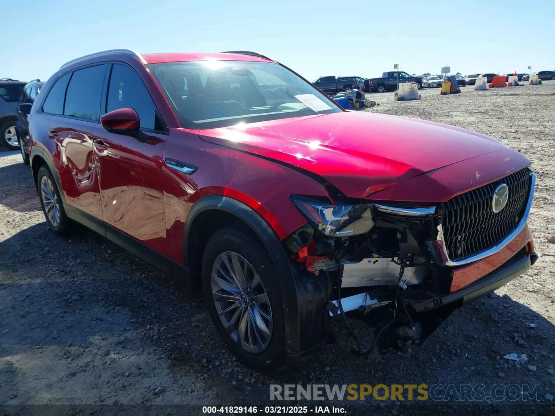 1 fotografías del automóvil dañado JM3KKBHD4S1210336 MAZDA CX-90 2025
