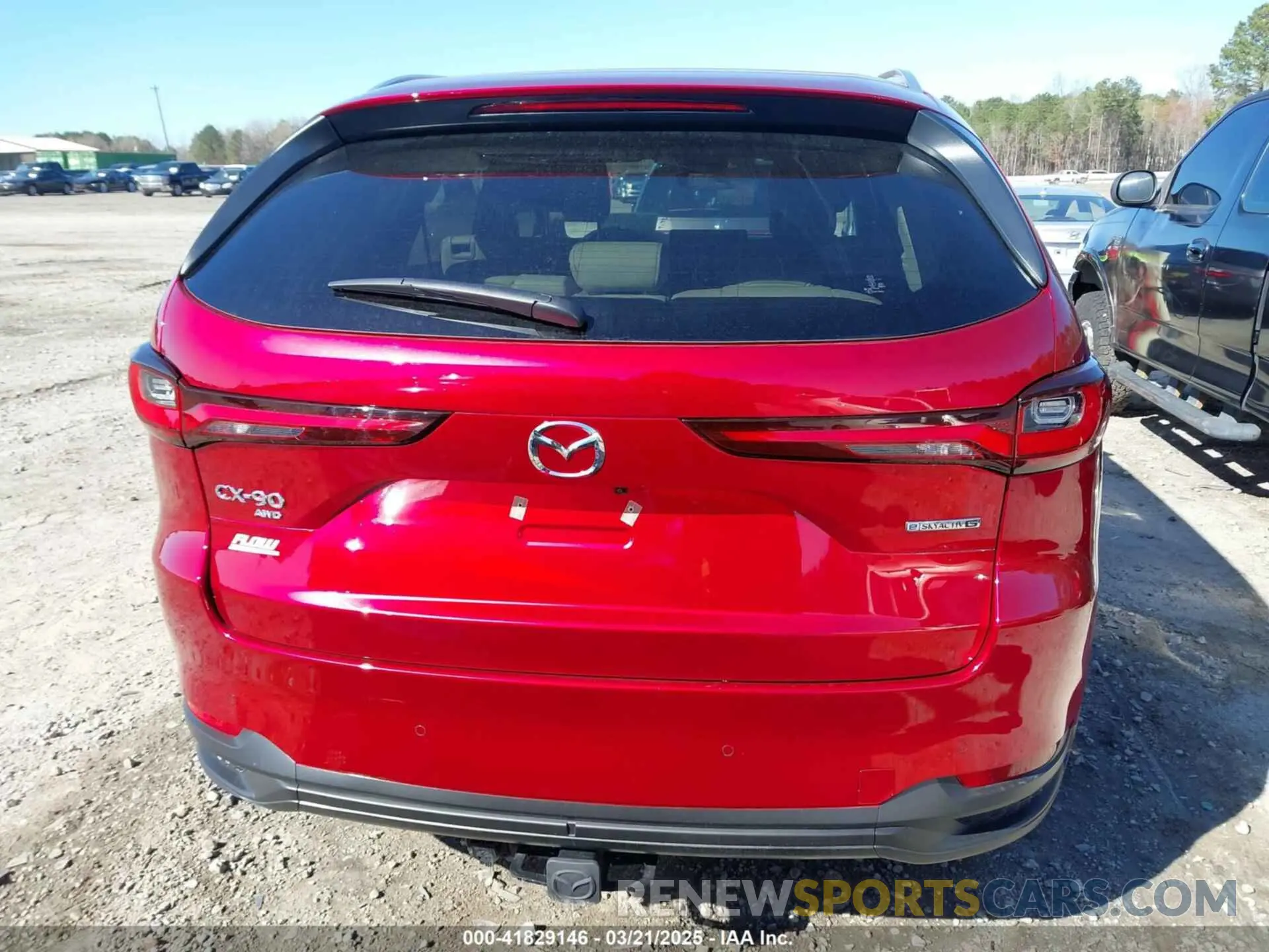 17 fotografías del automóvil dañado JM3KKBHD4S1210336 MAZDA CX-90 2025