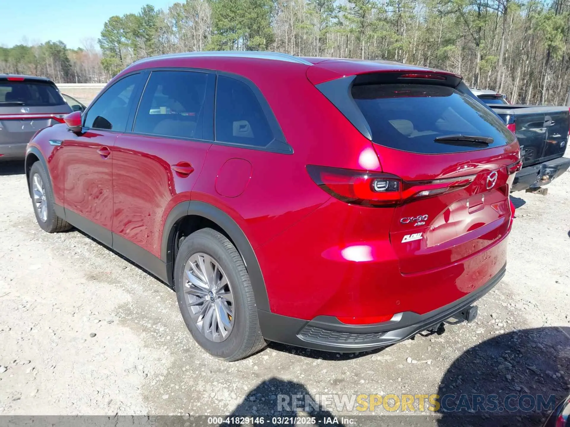 3 fotografías del automóvil dañado JM3KKBHD4S1210336 MAZDA CX-90 2025