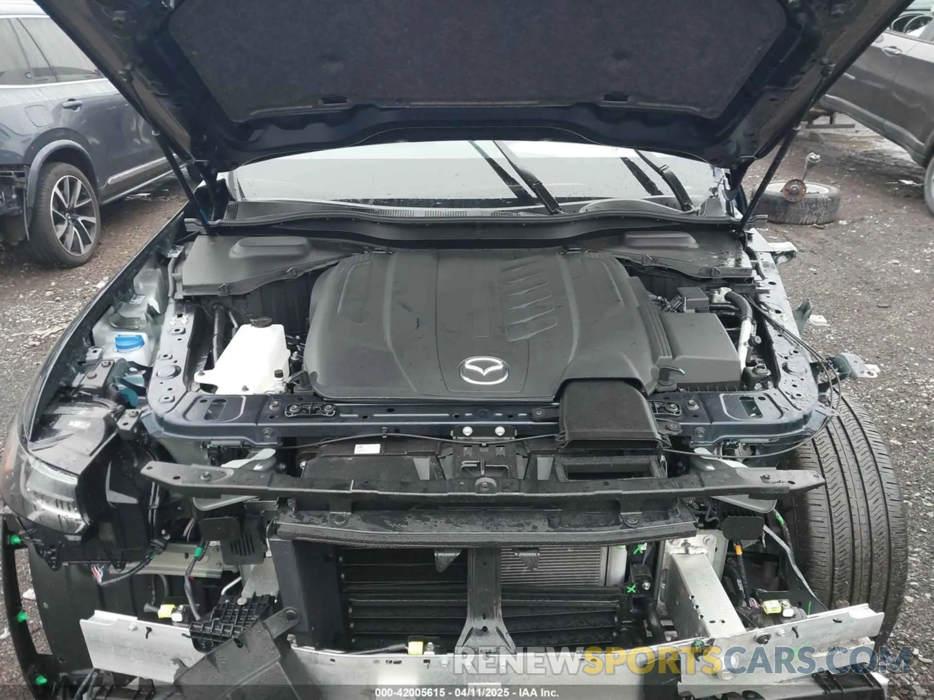 10 fotografías del automóvil dañado JM3KKBHD5S1197029 MAZDA CX-90 2025