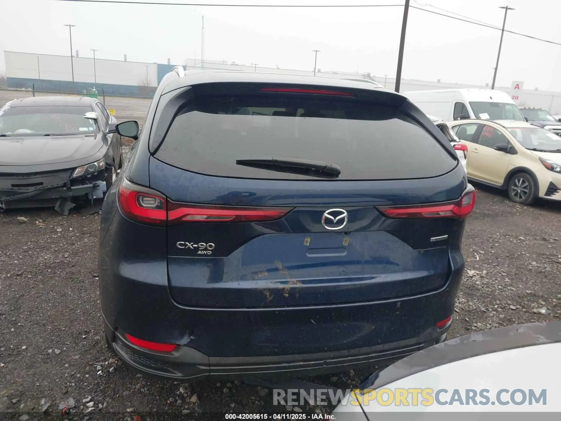 16 fotografías del automóvil dañado JM3KKBHD5S1197029 MAZDA CX-90 2025