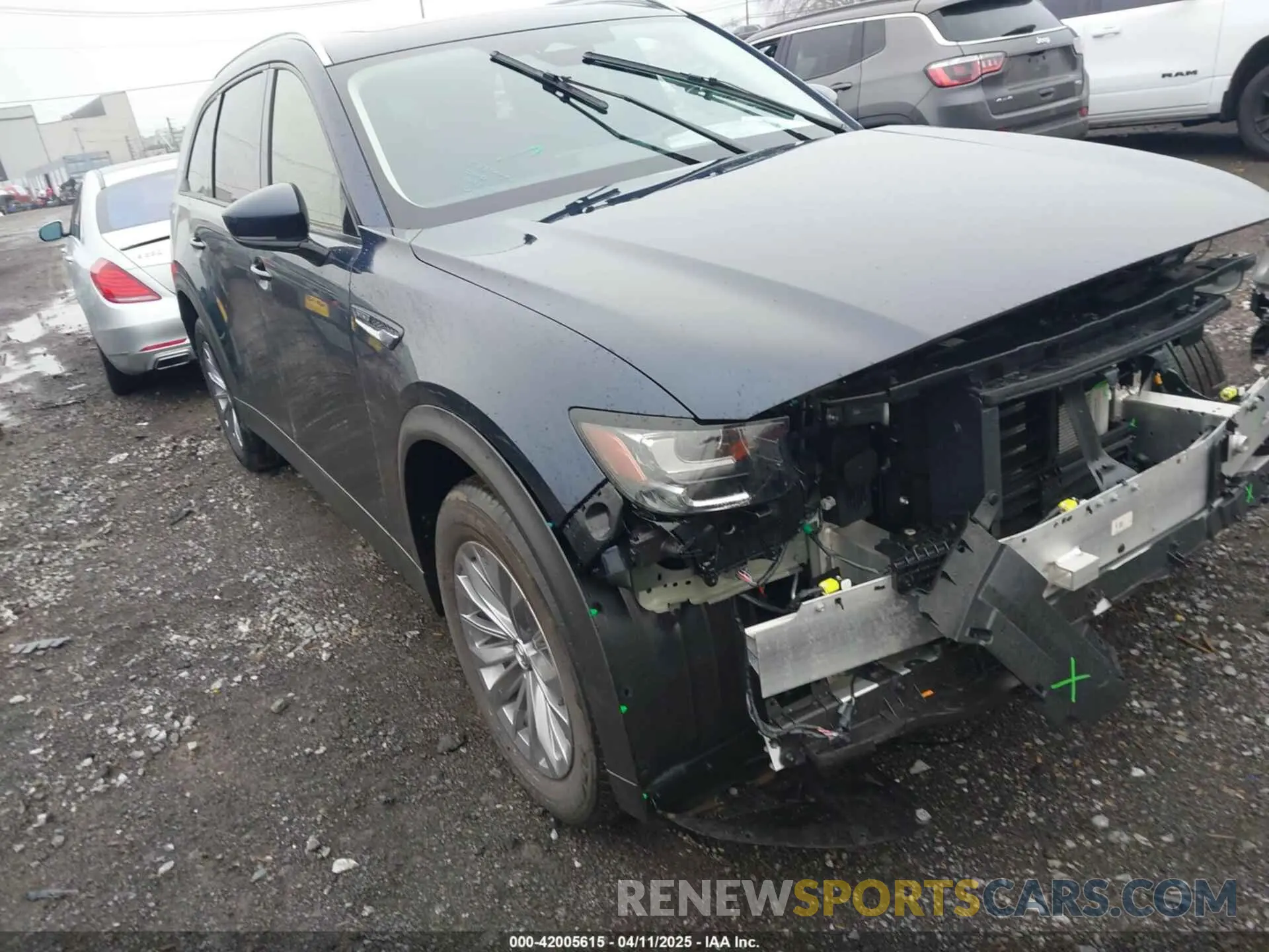 18 fotografías del automóvil dañado JM3KKBHD5S1197029 MAZDA CX-90 2025