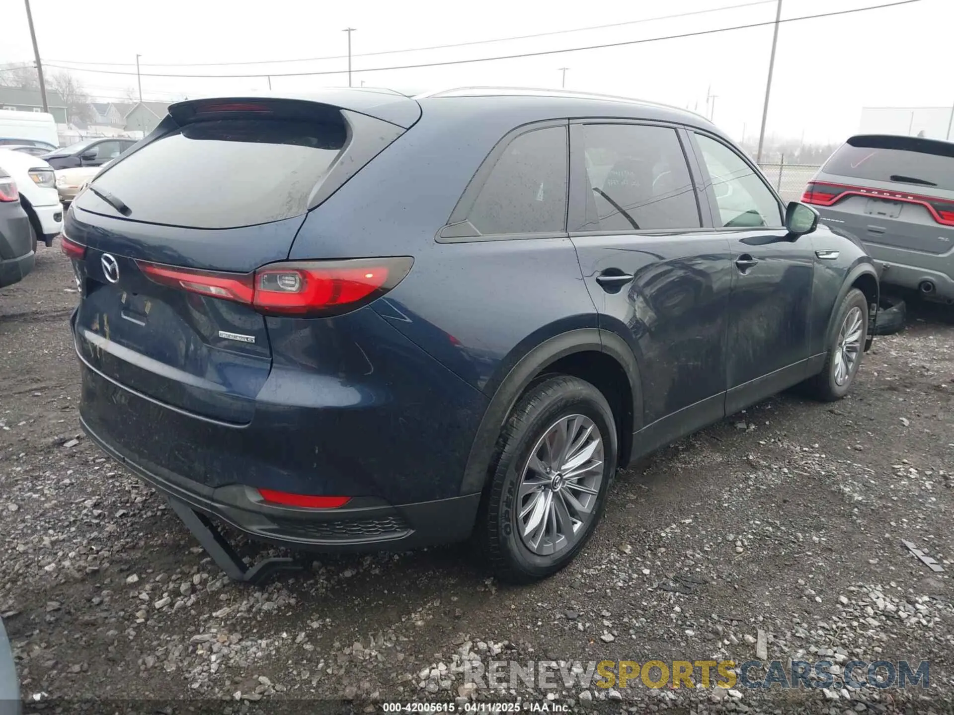 4 fotografías del automóvil dañado JM3KKBHD5S1197029 MAZDA CX-90 2025