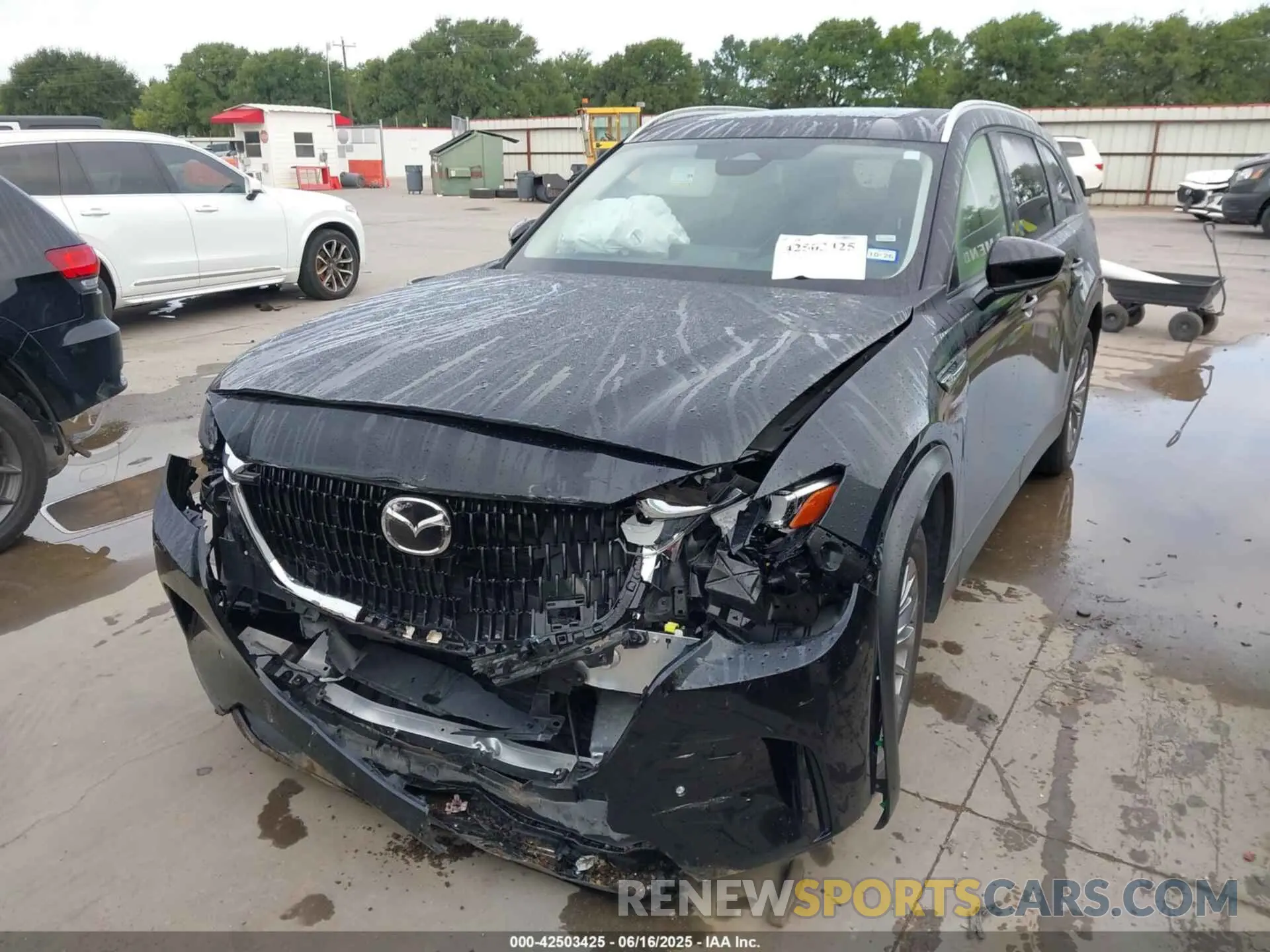 2 fotografías del automóvil dañado JM3KKBHD7S1208001 MAZDA CX-90 2025