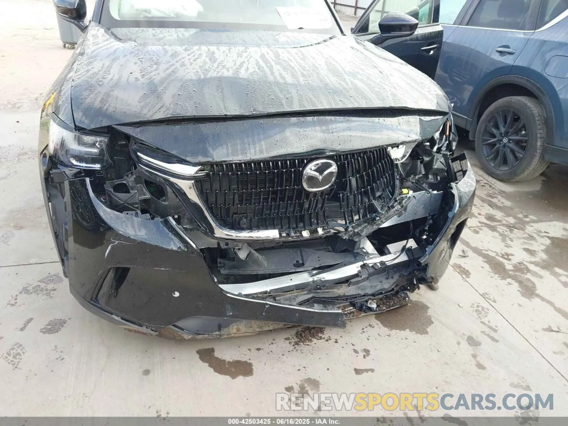 6 fotografías del automóvil dañado JM3KKBHD7S1208001 MAZDA CX-90 2025