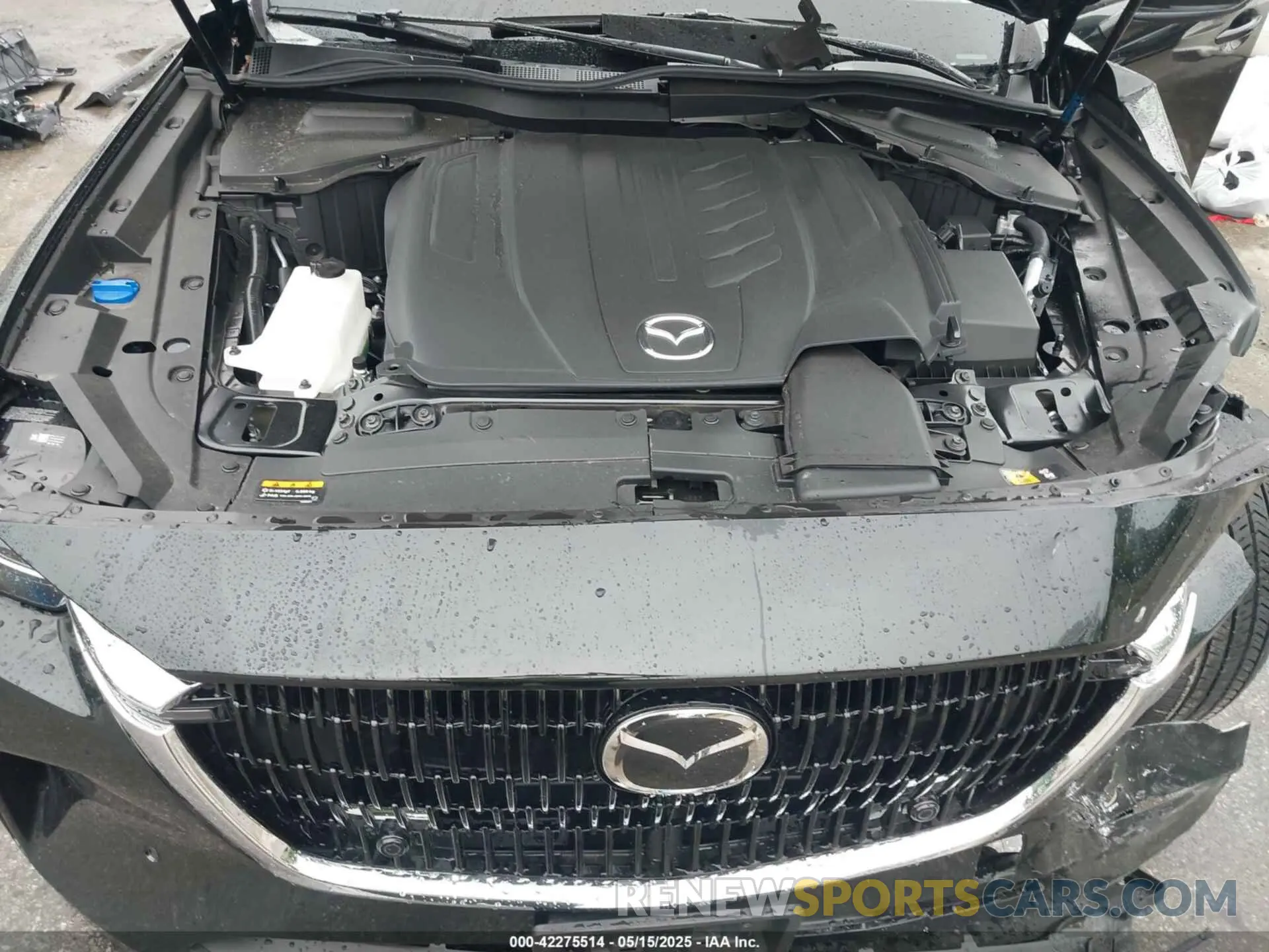 10 fotografías del automóvil dañado JM3KKBHD8S1215264 MAZDA CX-90 2025