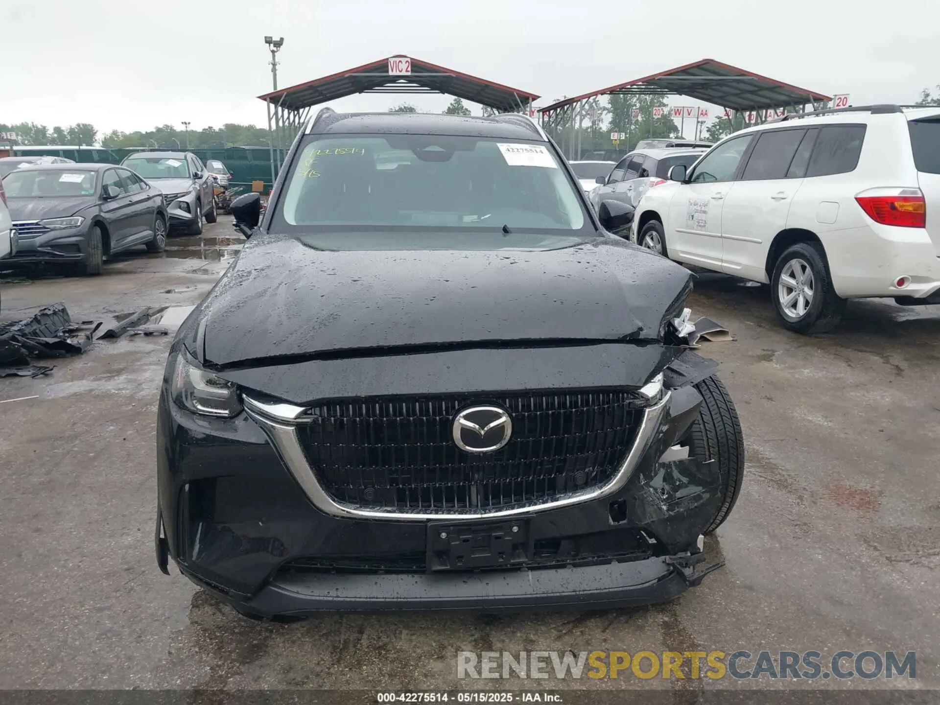 13 fotografías del automóvil dañado JM3KKBHD8S1215264 MAZDA CX-90 2025