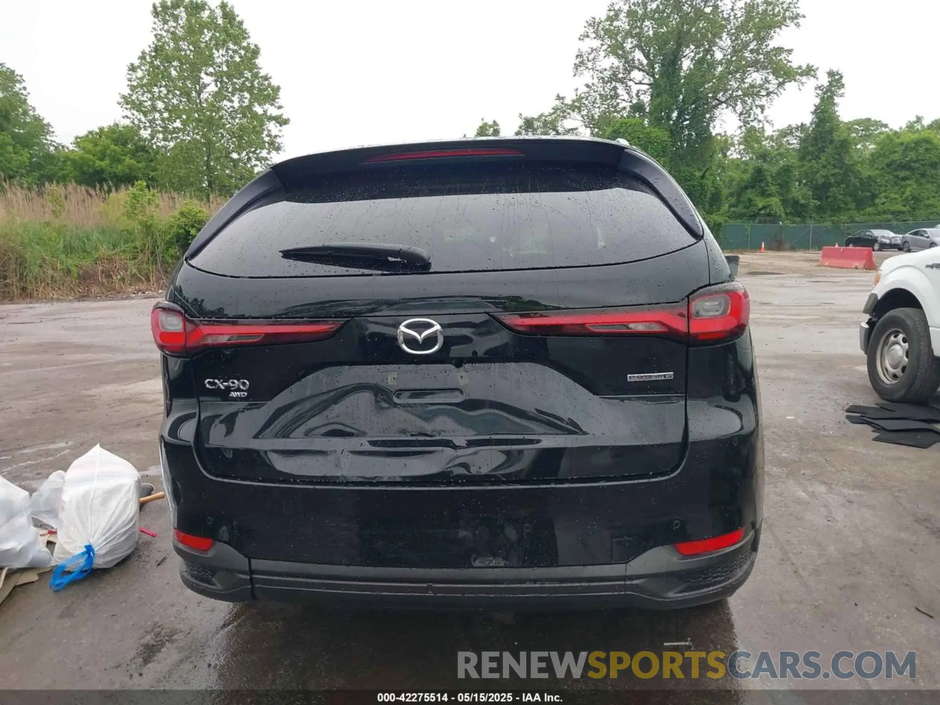 17 fotografías del automóvil dañado JM3KKBHD8S1215264 MAZDA CX-90 2025