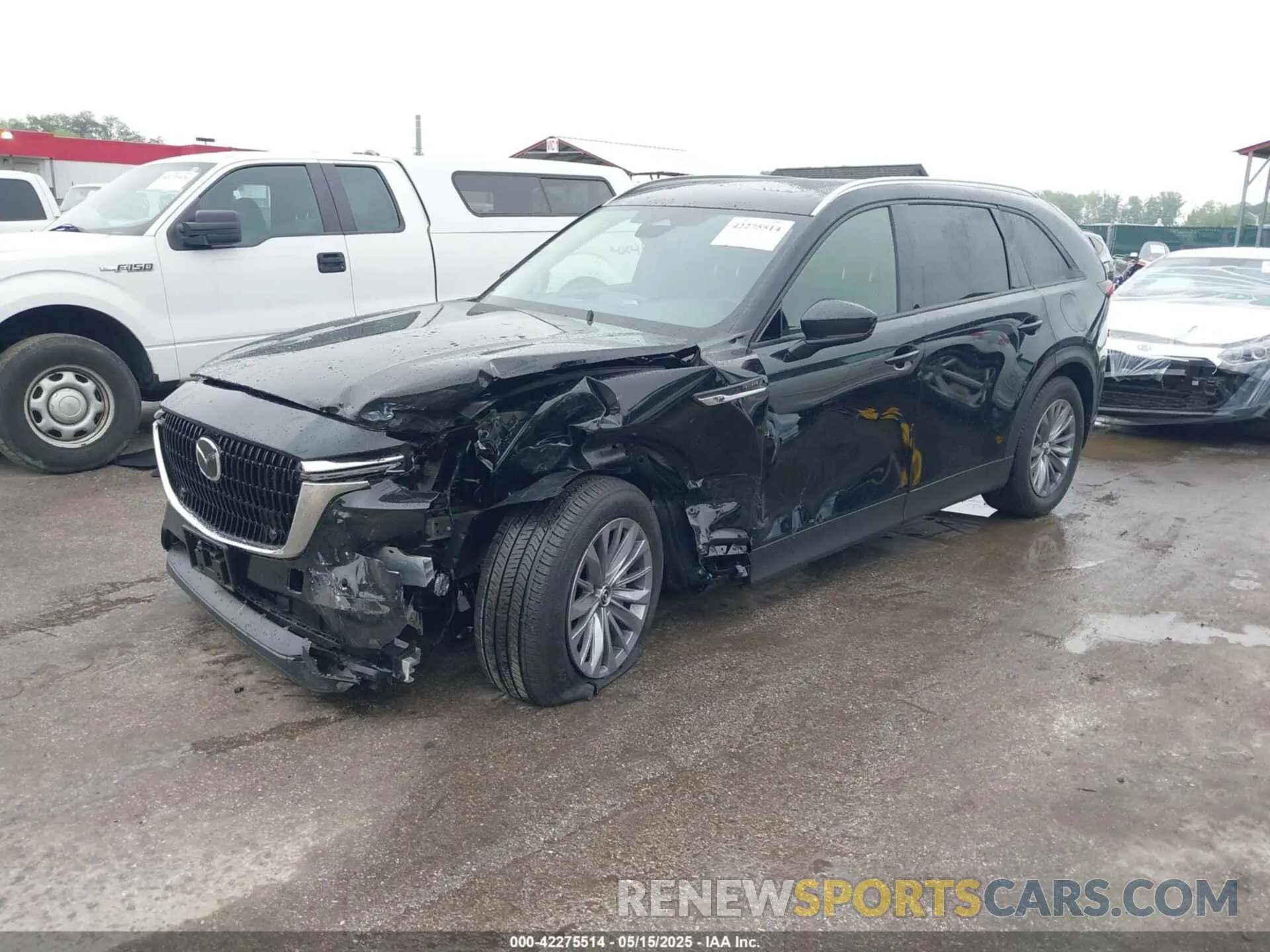 2 fotografías del automóvil dañado JM3KKBHD8S1215264 MAZDA CX-90 2025