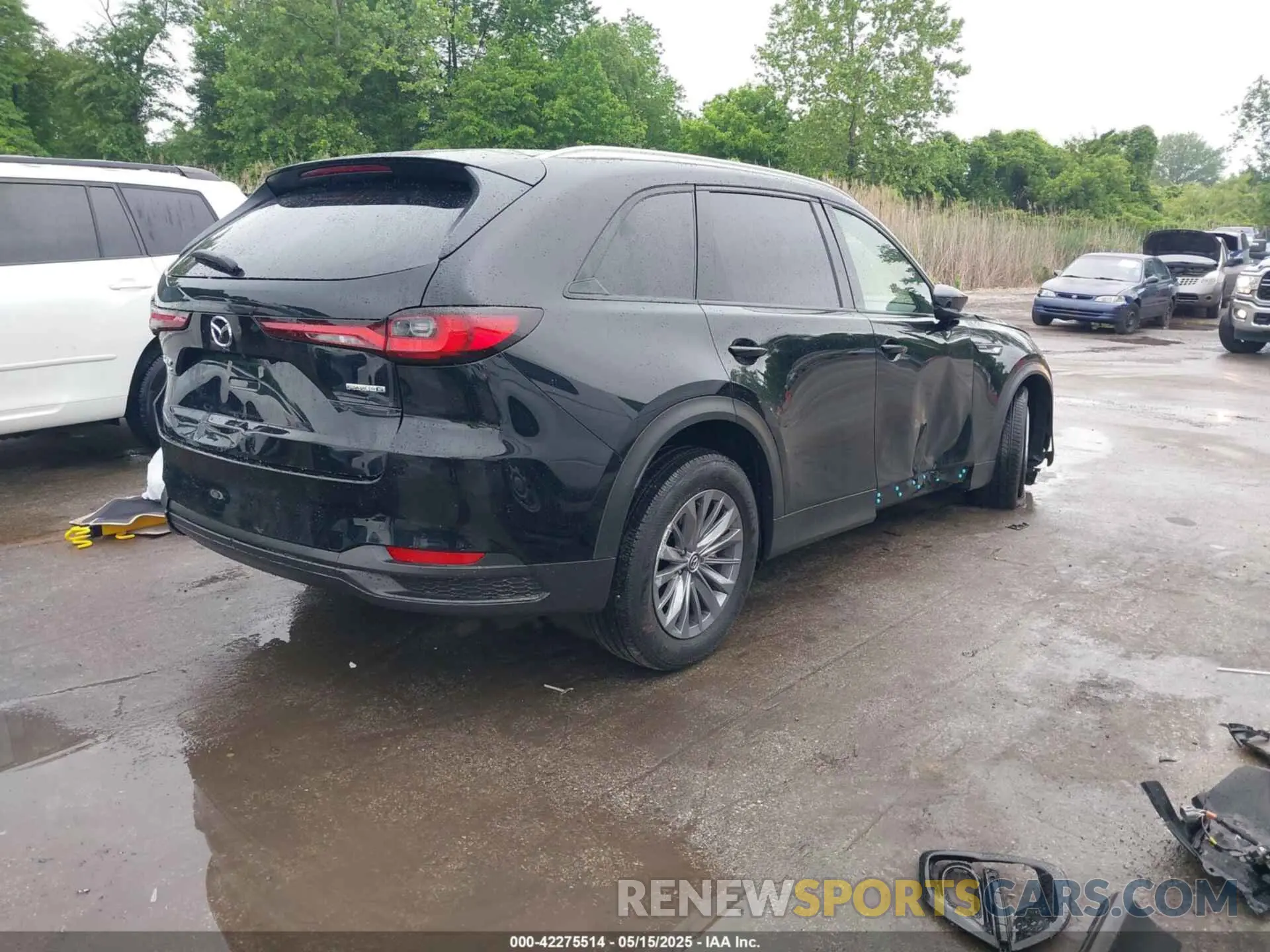 4 fotografías del automóvil dañado JM3KKBHD8S1215264 MAZDA CX-90 2025