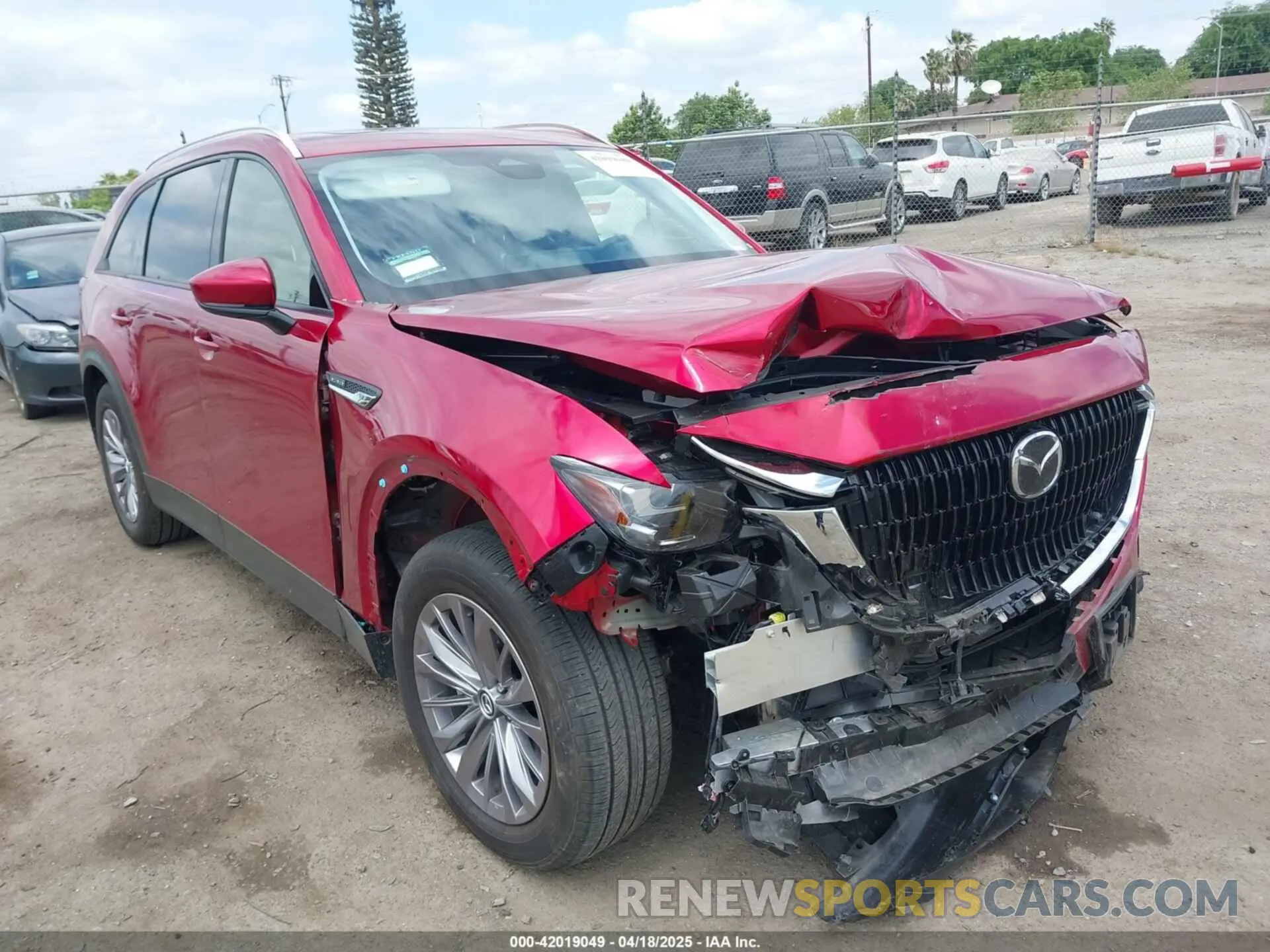 1 fotografías del automóvil dañado JM3KKBHD9S1208744 MAZDA CX-90 2025