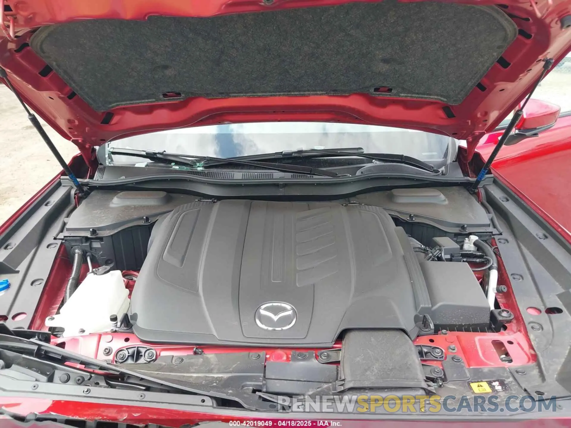 10 fotografías del automóvil dañado JM3KKBHD9S1208744 MAZDA CX-90 2025