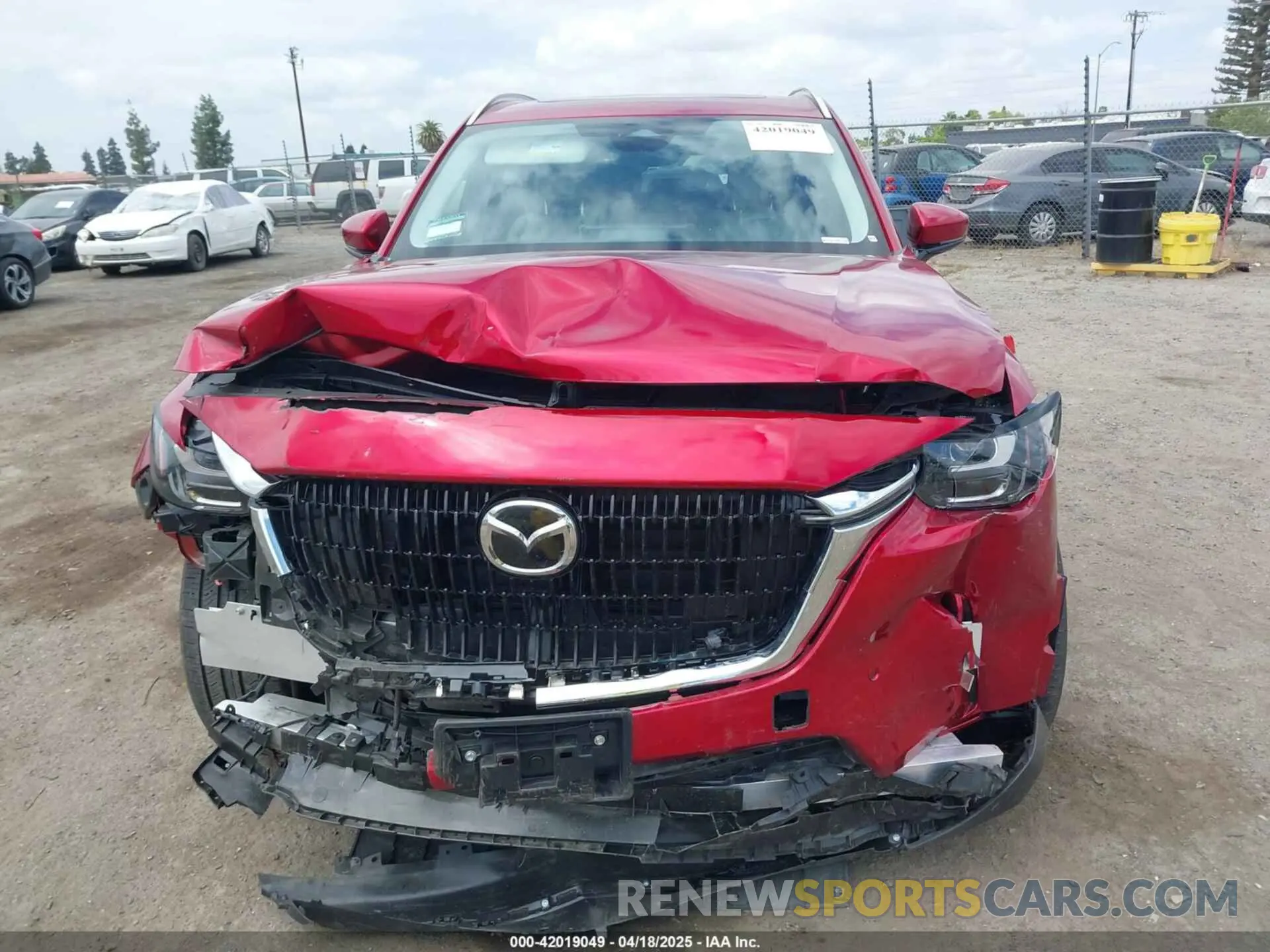 13 fotografías del automóvil dañado JM3KKBHD9S1208744 MAZDA CX-90 2025