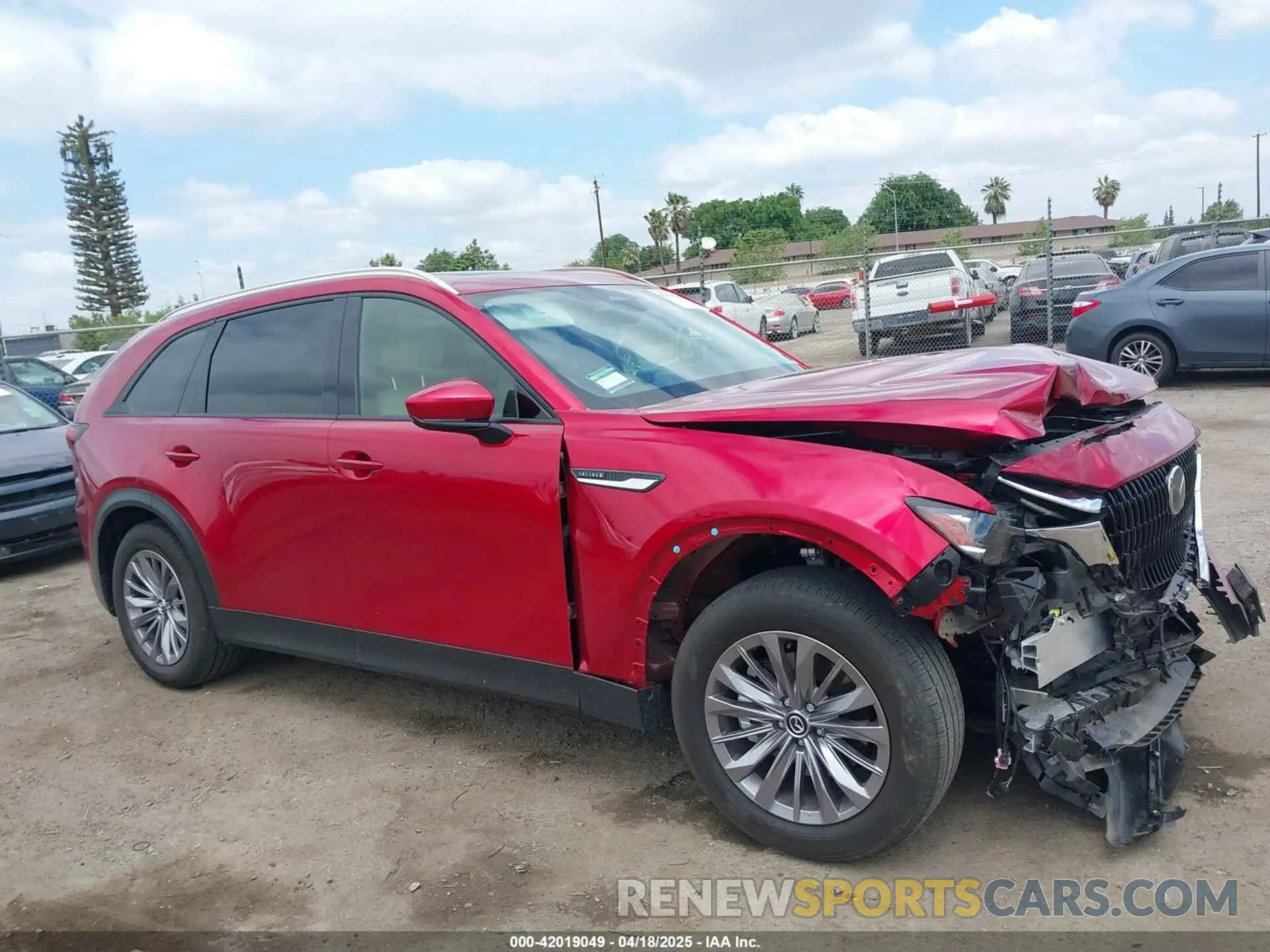 14 fotografías del automóvil dañado JM3KKBHD9S1208744 MAZDA CX-90 2025
