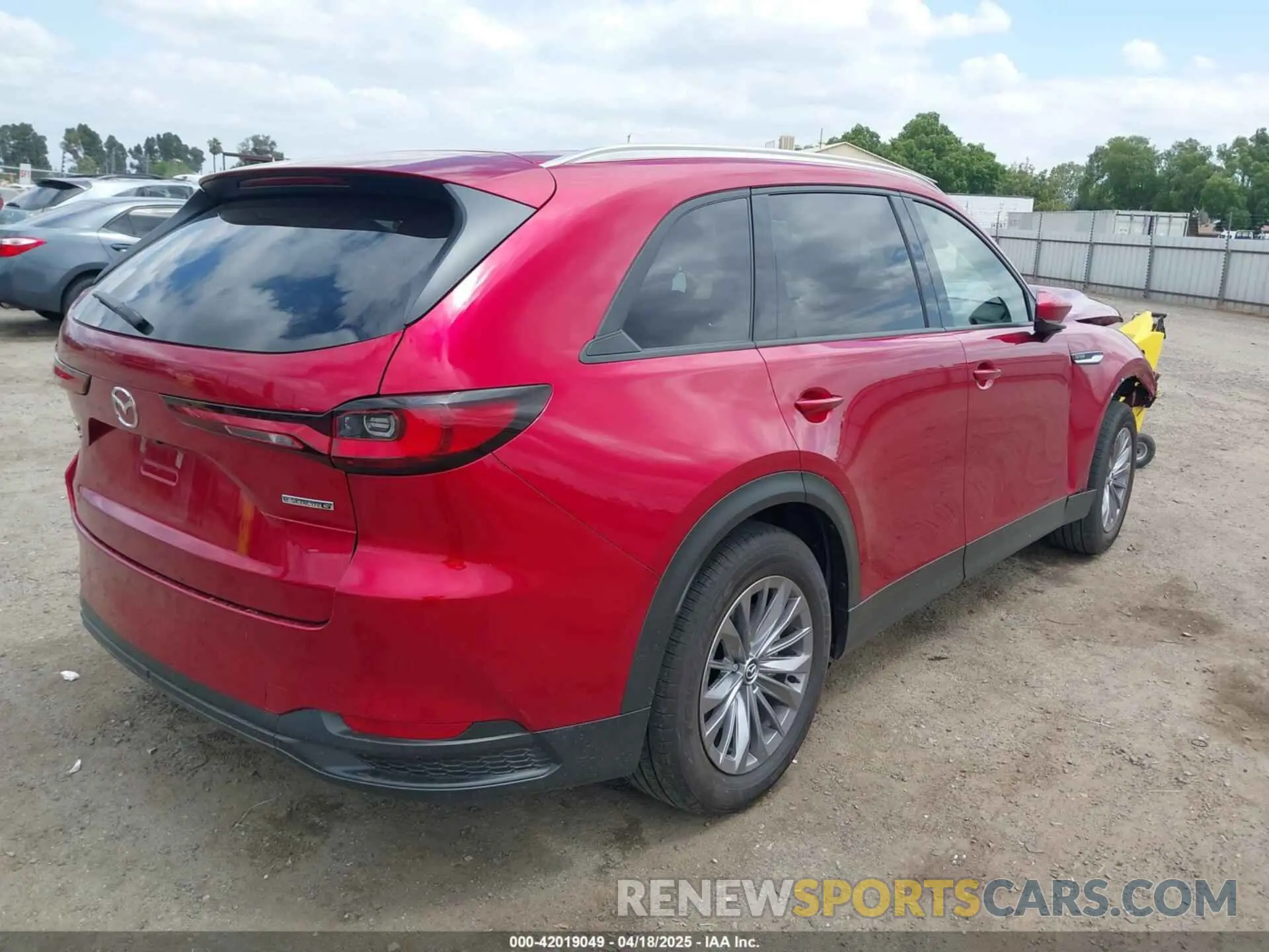 4 fotografías del automóvil dañado JM3KKBHD9S1208744 MAZDA CX-90 2025
