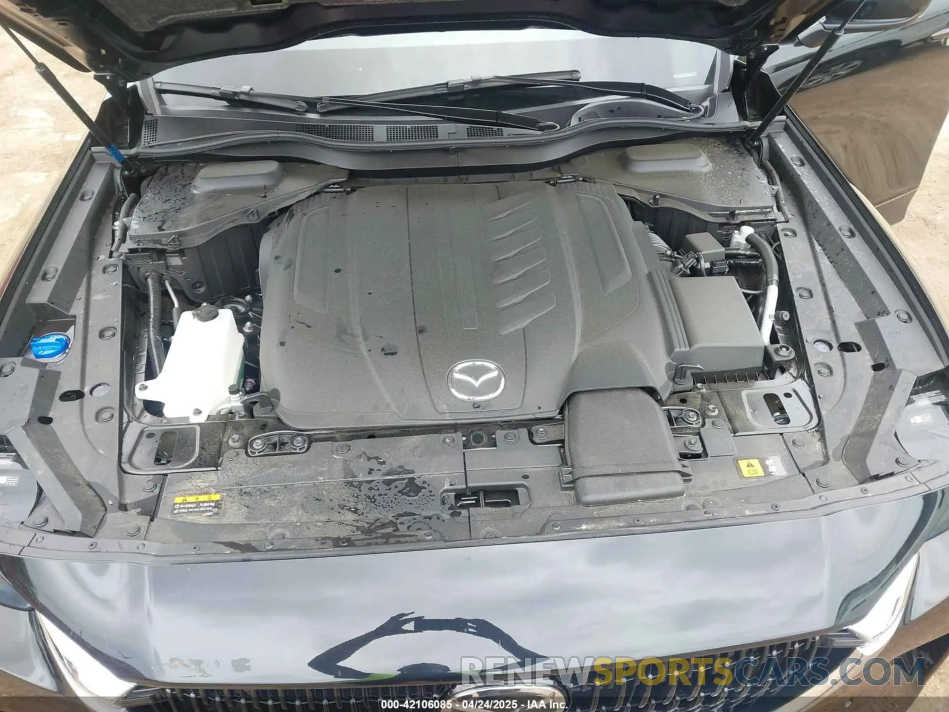 10 fotografías del automóvil dañado JM3KKBHDXS1208803 MAZDA CX-90 2025