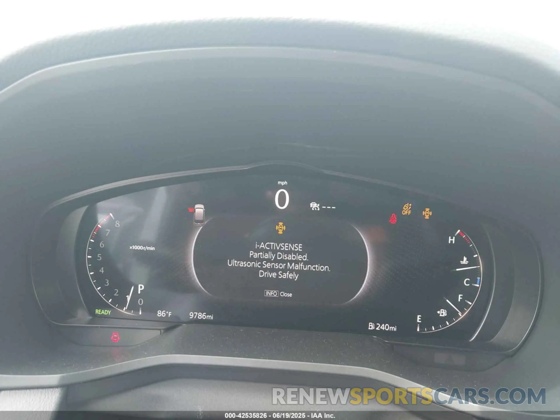 7 fotografías del automóvil dañado JM3KKCHDXS1222383 MAZDA CX-90 2025