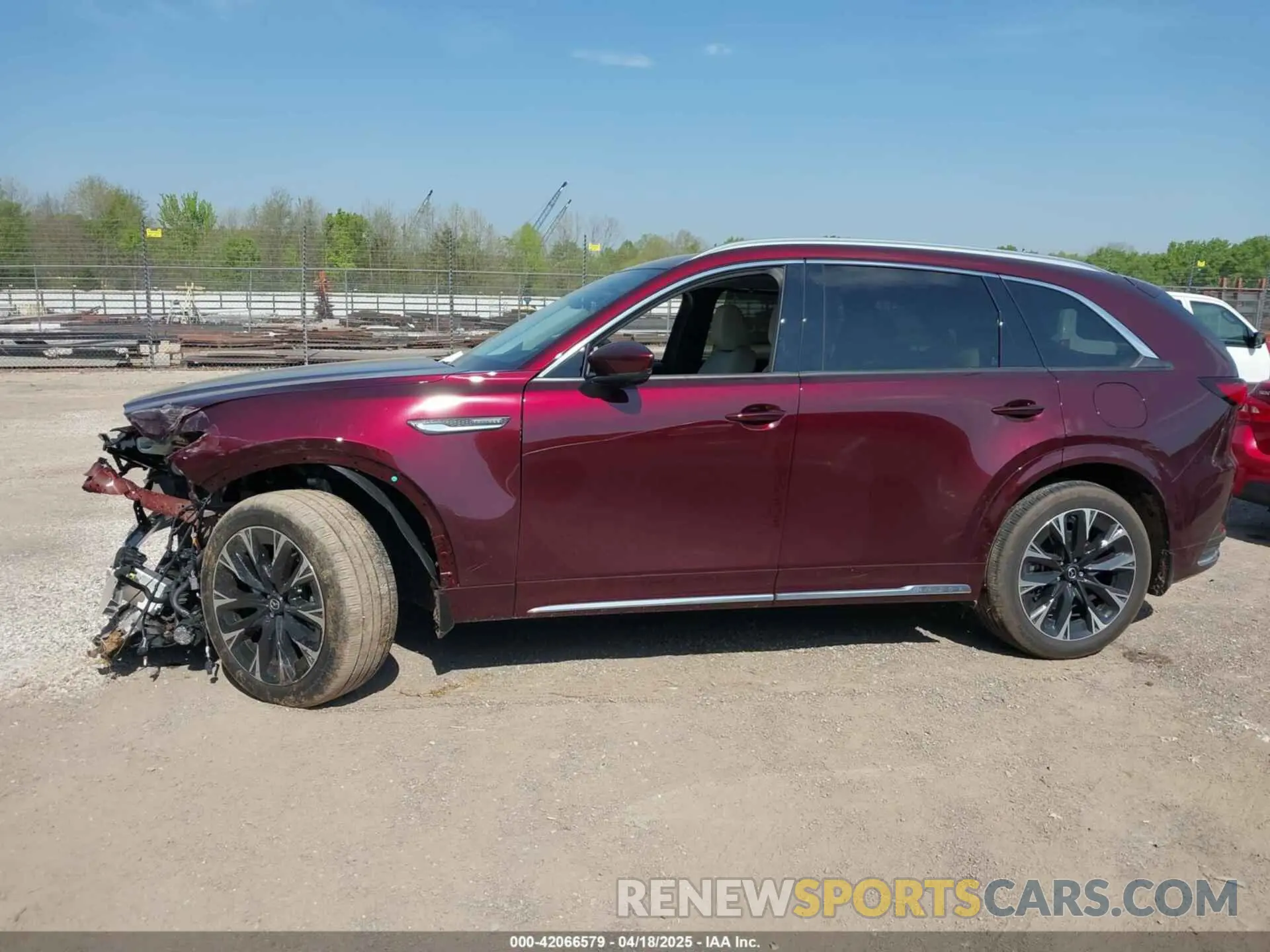15 fotografías del automóvil dañado JM3KKDHC7S1221236 MAZDA CX-90 2025