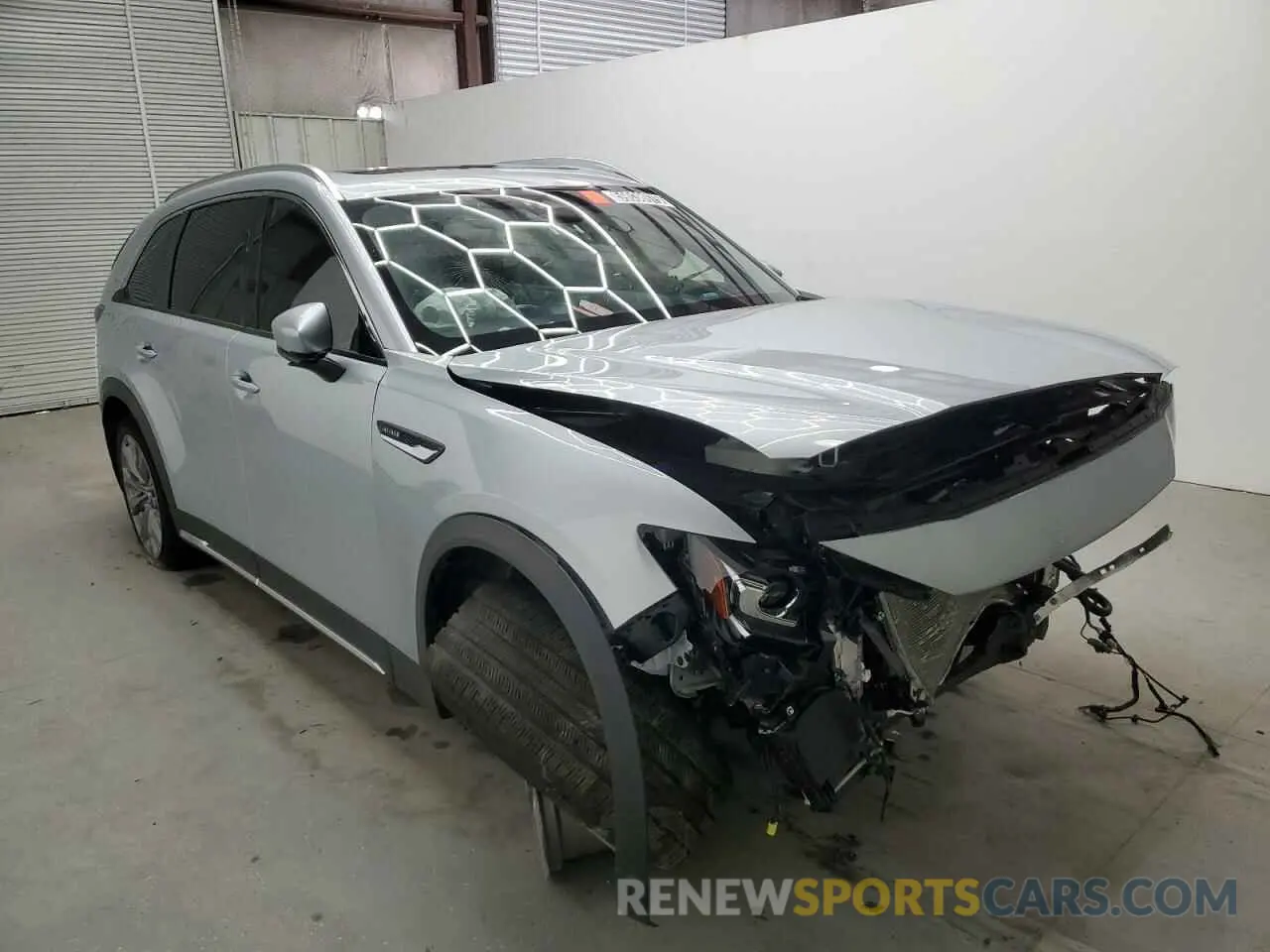 4 fotografías del automóvil dañado JM3KKEHD2S1209235 MAZDA CX-90 2025