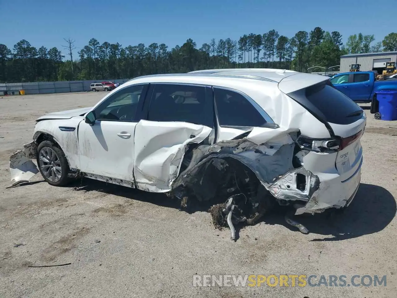 2 fotografías del automóvil dañado JM3KKEHDXS1195634 MAZDA CX-90 2025