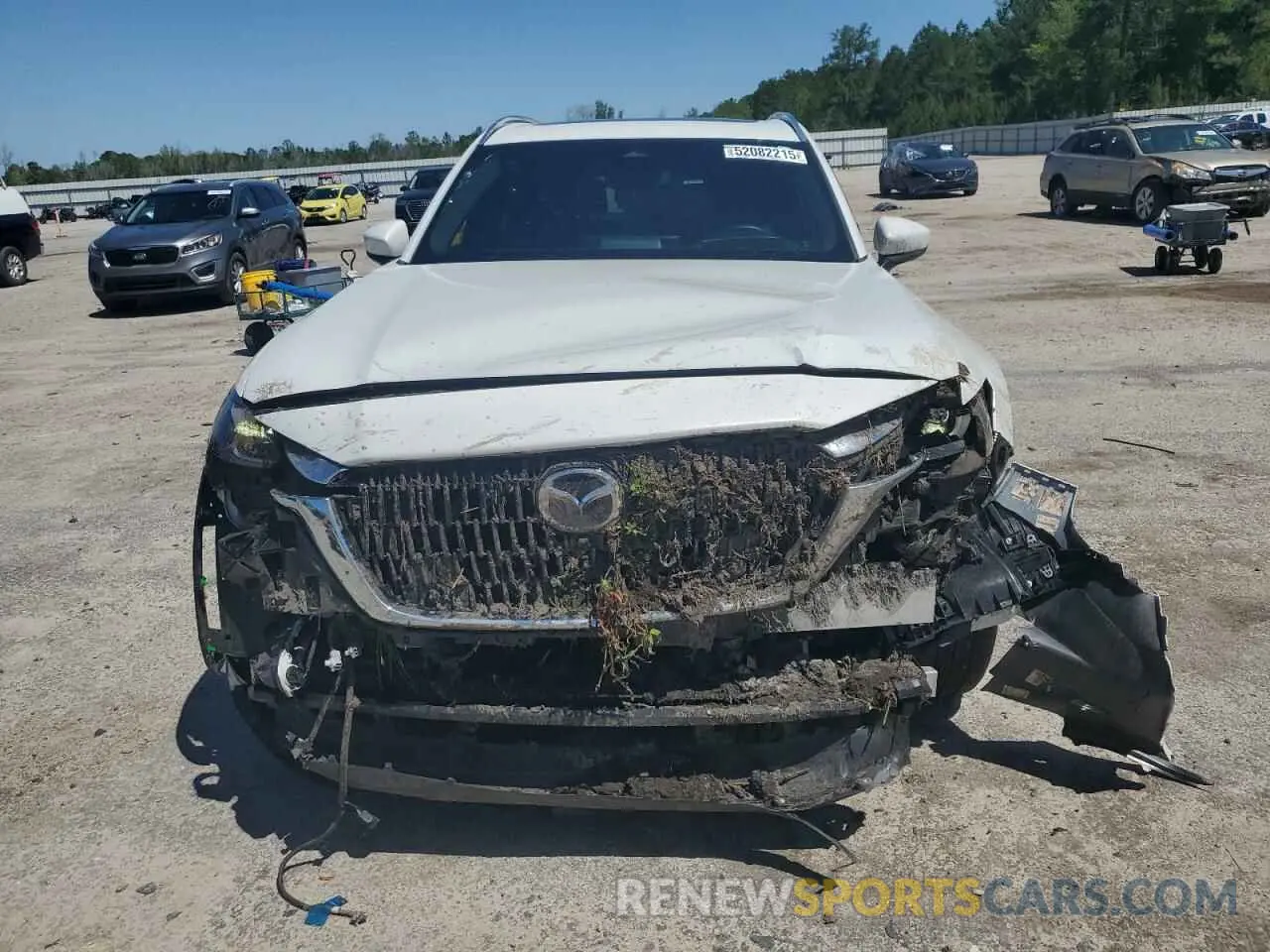 5 fotografías del automóvil dañado JM3KKEHDXS1195634 MAZDA CX-90 2025