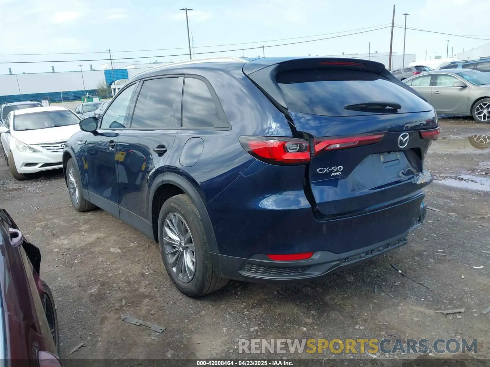 3 fotografías del automóvil dañado JM3KKBHA5R1158229 MAZDA CX-90 PHEV 2024