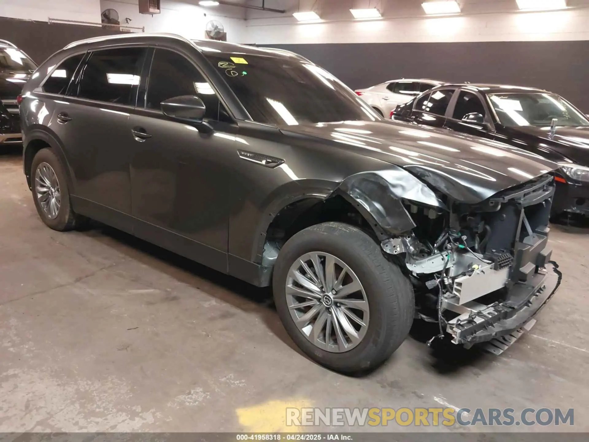 1 fotografías del automóvil dañado JM3KKBHAXR1161160 MAZDA CX-90 PHEV 2024