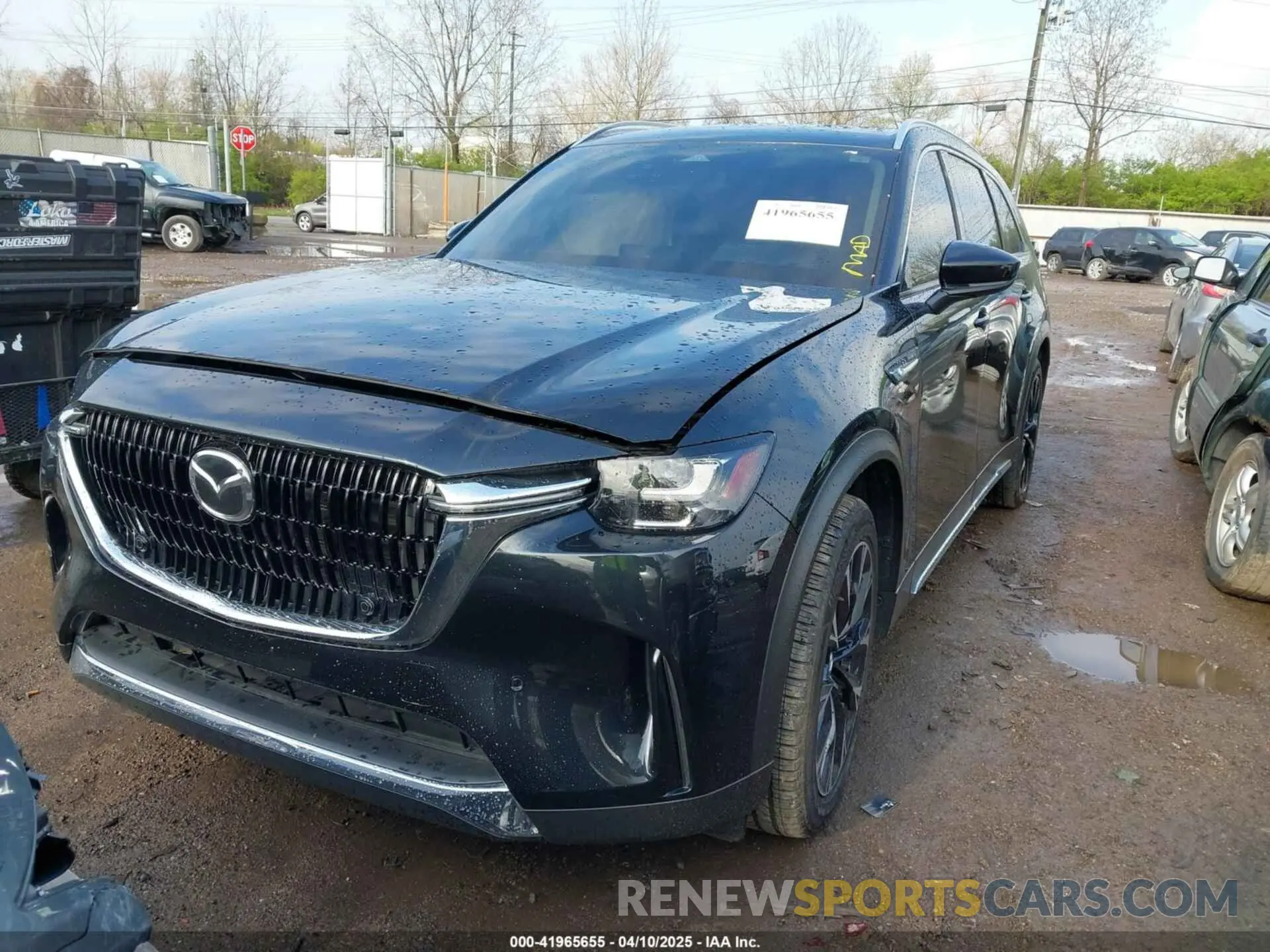 2 fotografías del automóvil dañado JM3KKDHA0R1158408 MAZDA CX-90 PHEV 2024