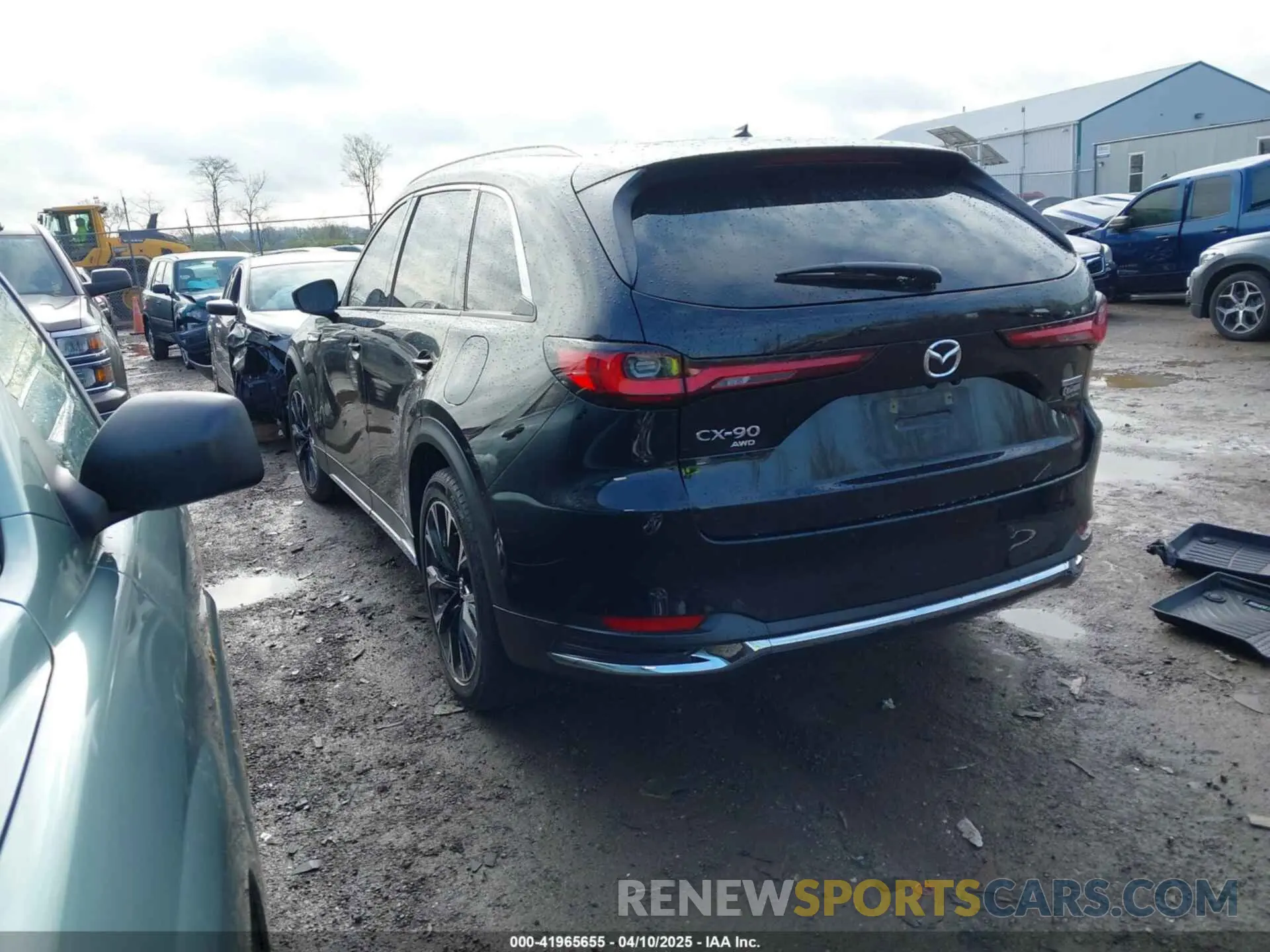 3 fotografías del automóvil dañado JM3KKDHA0R1158408 MAZDA CX-90 PHEV 2024