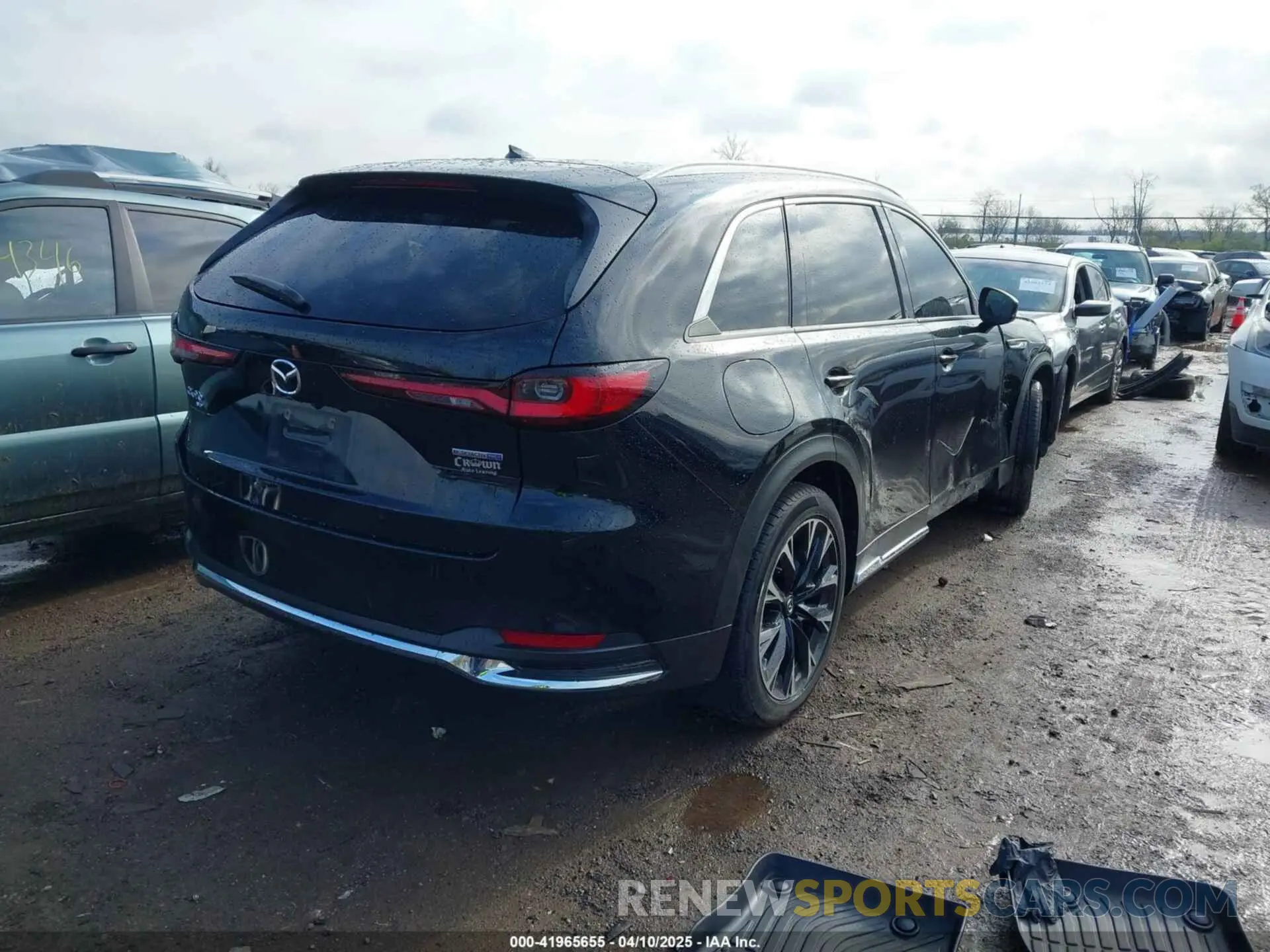 4 fotografías del automóvil dañado JM3KKDHA0R1158408 MAZDA CX-90 PHEV 2024