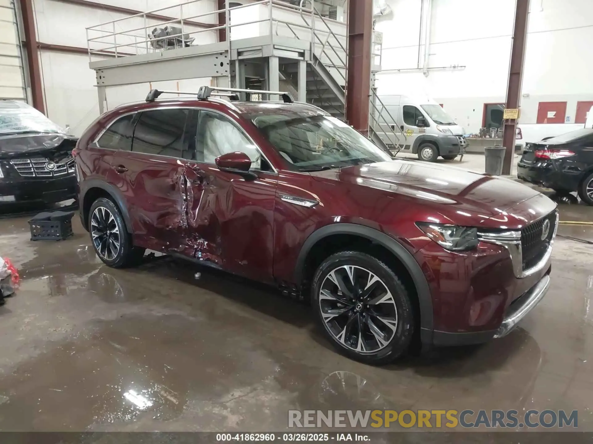 1 fotografías del automóvil dañado JM3KKDHA1R1146283 MAZDA CX-90 PHEV 2024