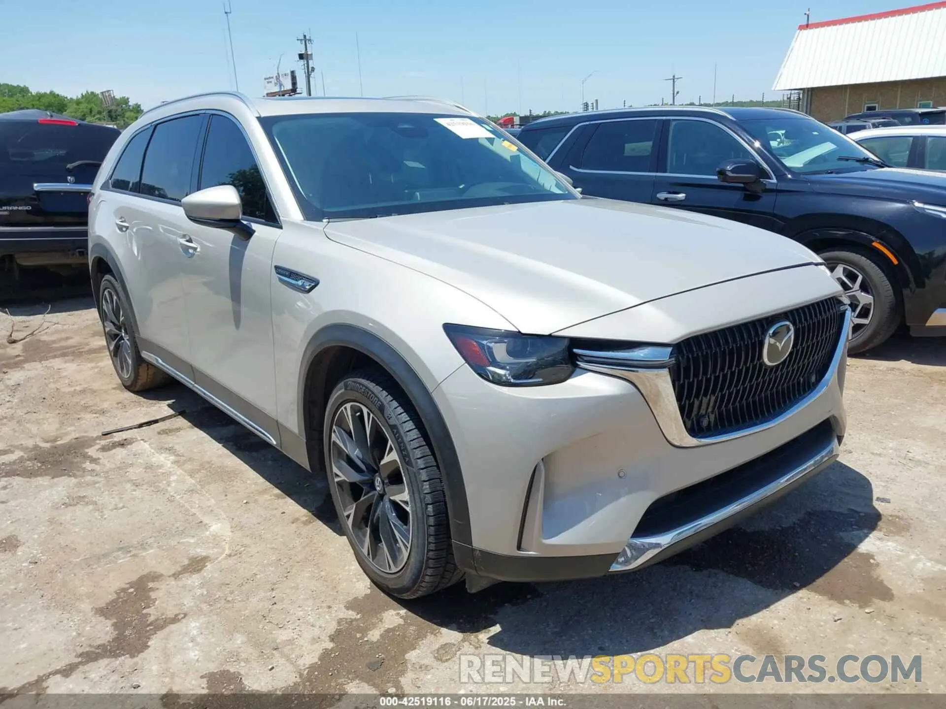 1 fotografías del automóvil dañado JM3KKDHAXR1102735 MAZDA CX-90 PHEV 2024