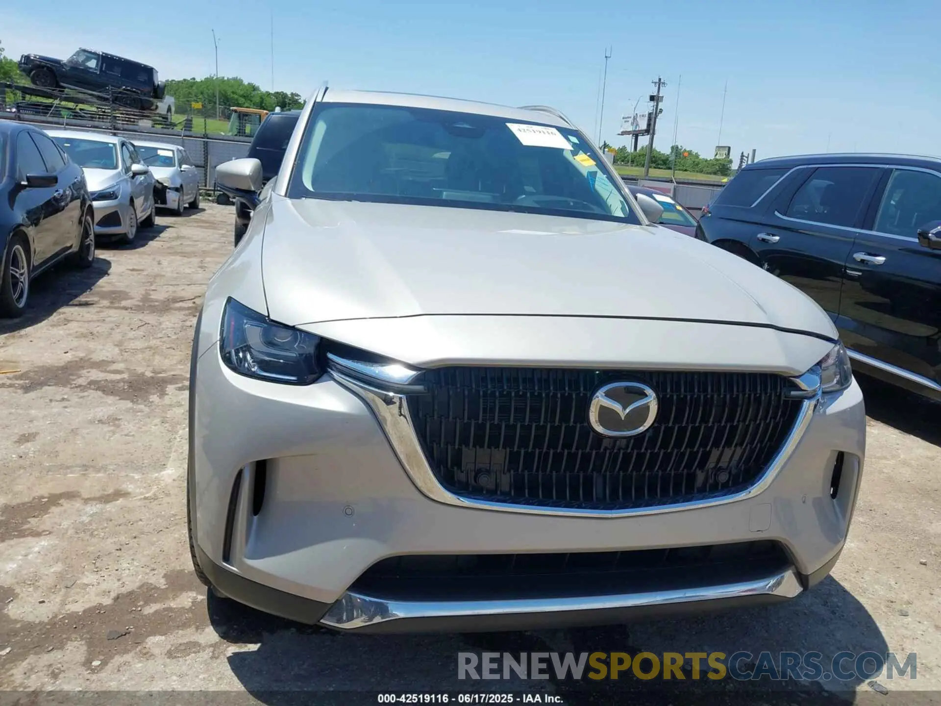 12 fotografías del automóvil dañado JM3KKDHAXR1102735 MAZDA CX-90 PHEV 2024